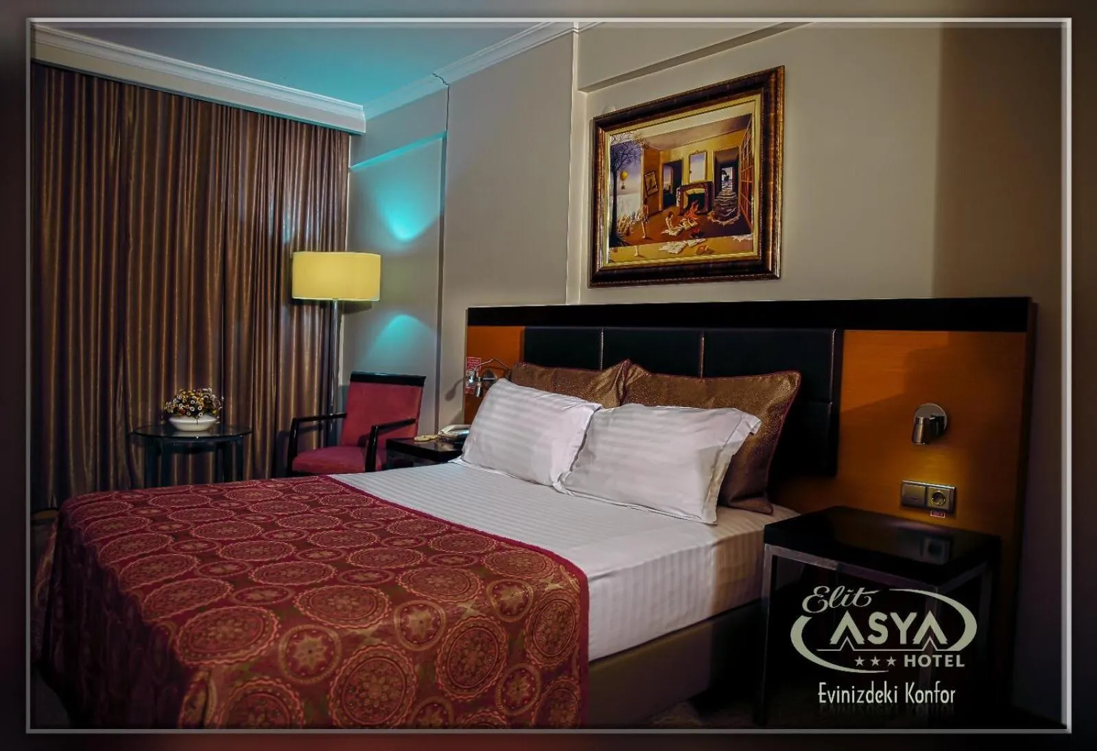 Bed in Elit Asya Hotel