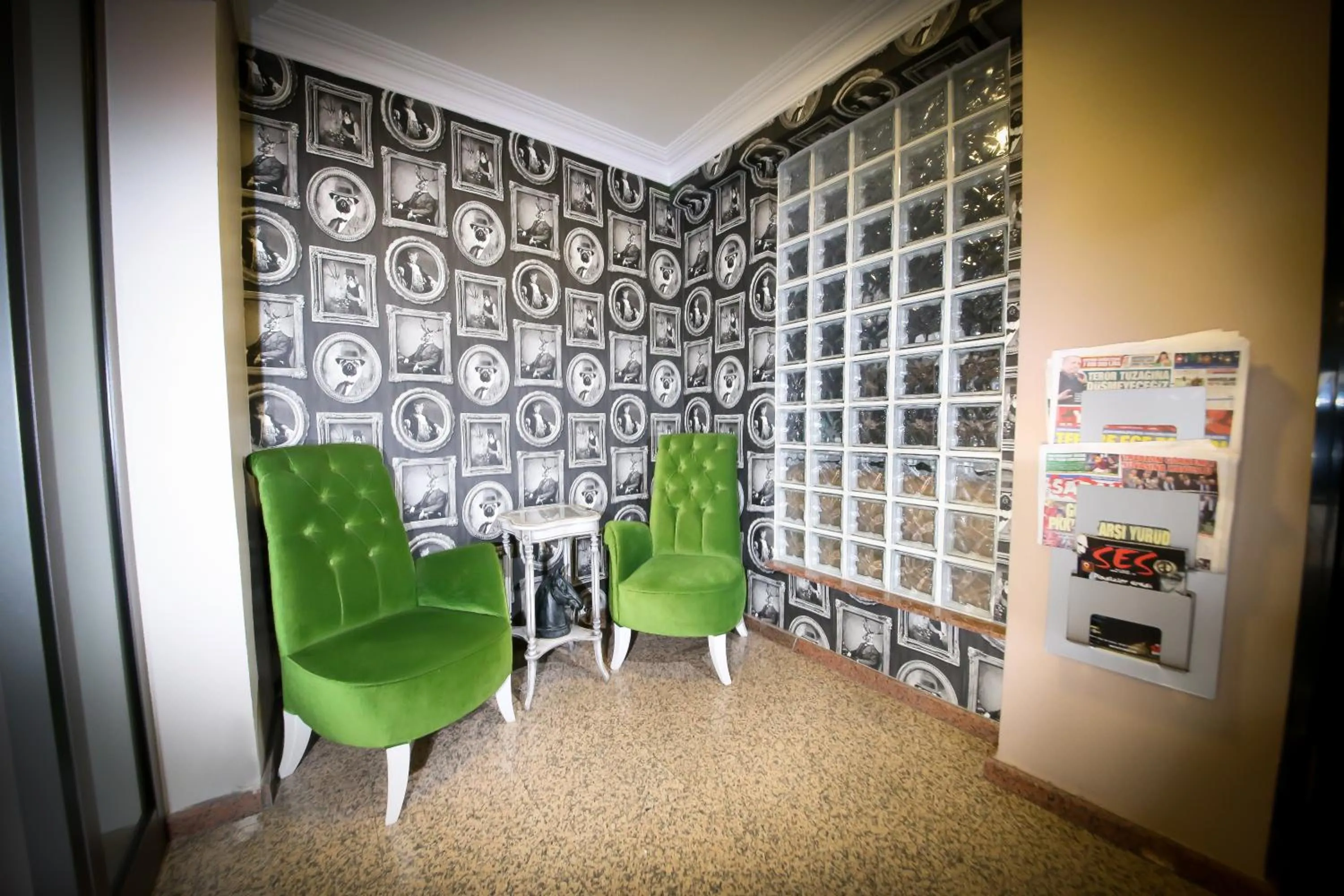 Lobby or reception in Asya Hotel