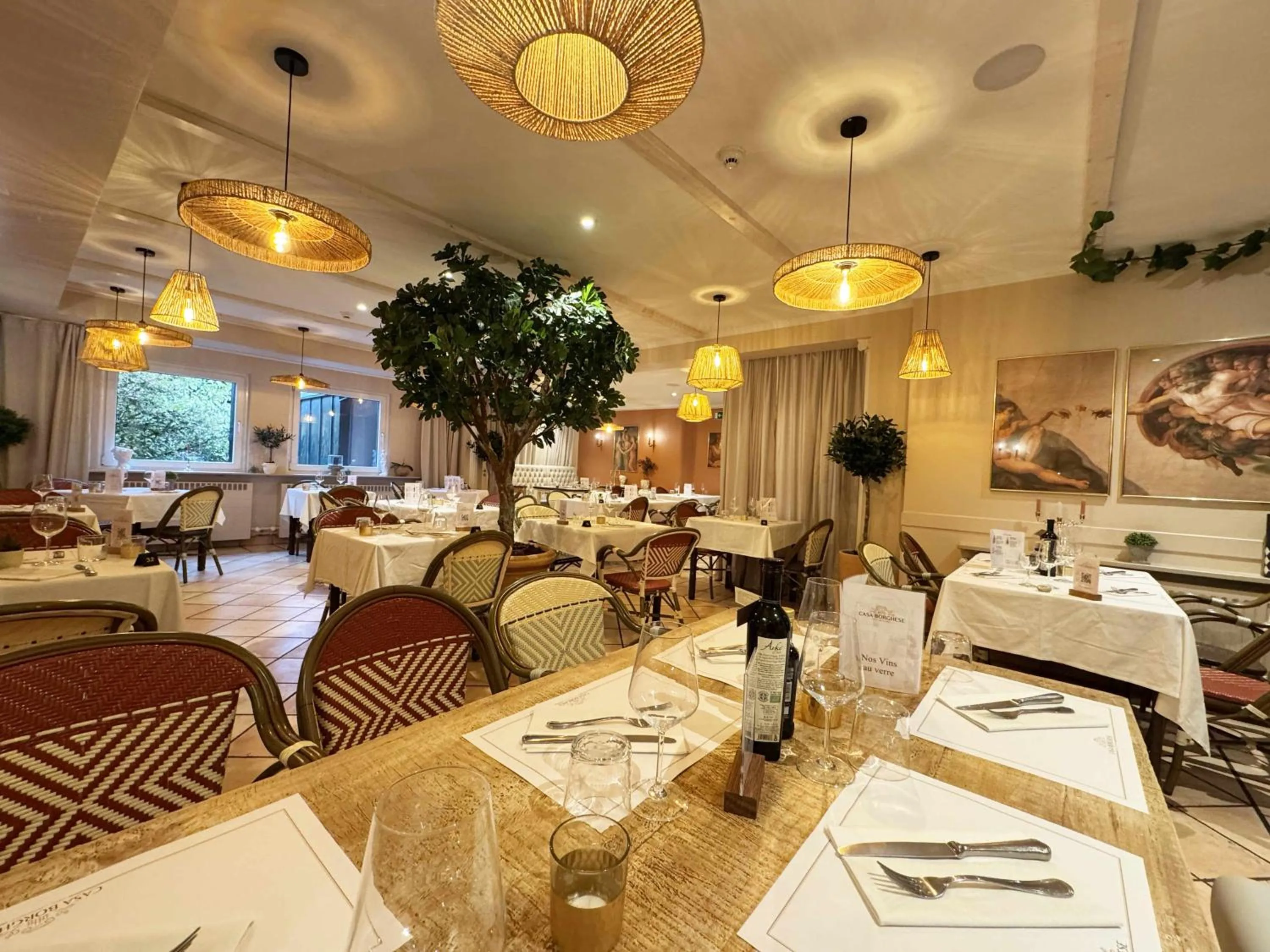 Restaurant/places to eat in Hotel Casa Borghese