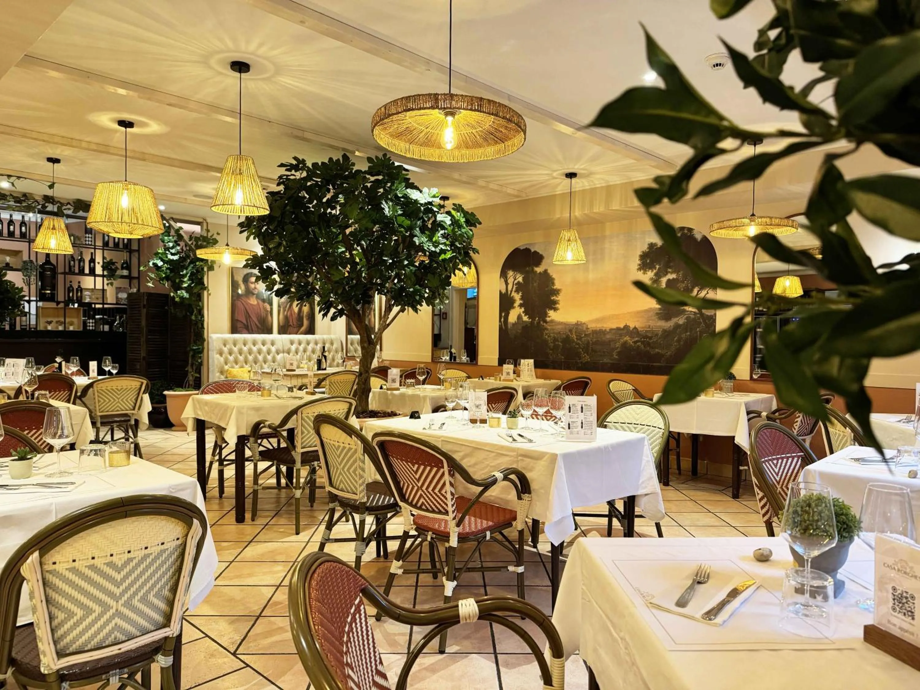 Restaurant/places to eat in Hotel Casa Borghese