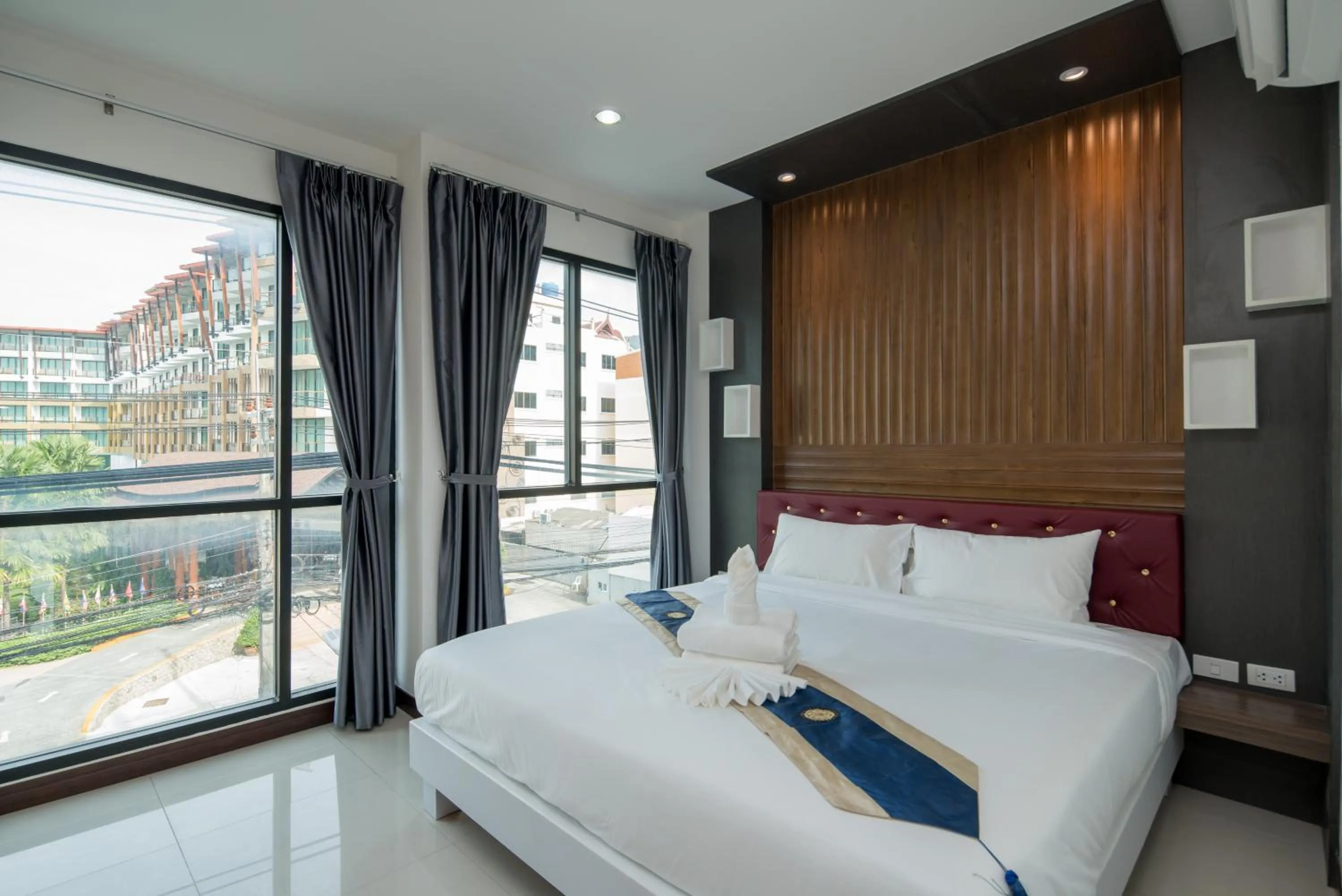 Bedroom, Bed in Baan Thai Beach Side Residence, Patong Beach