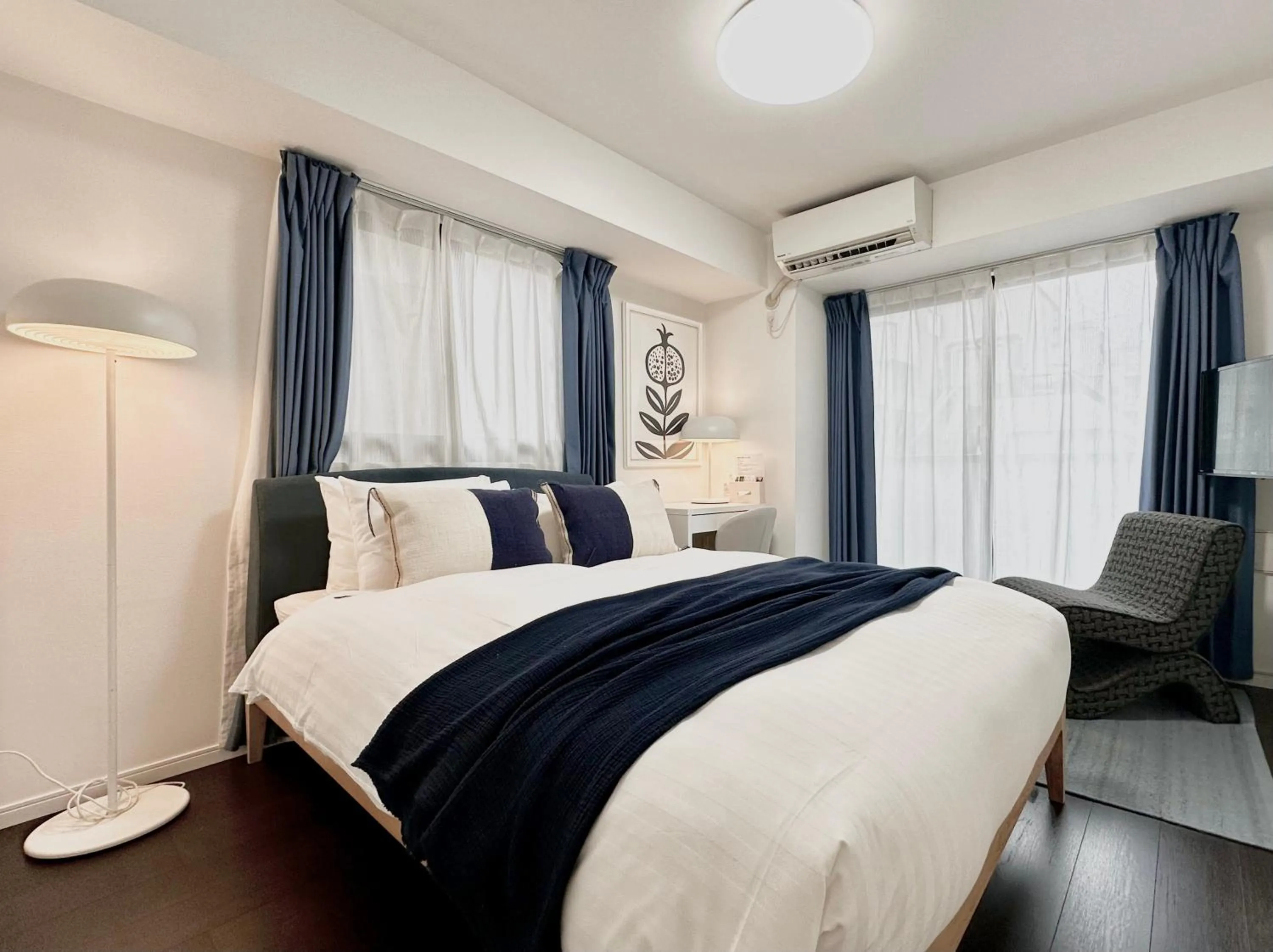 Photo of the whole room, Bed in LANG Hotel GINZA 1K