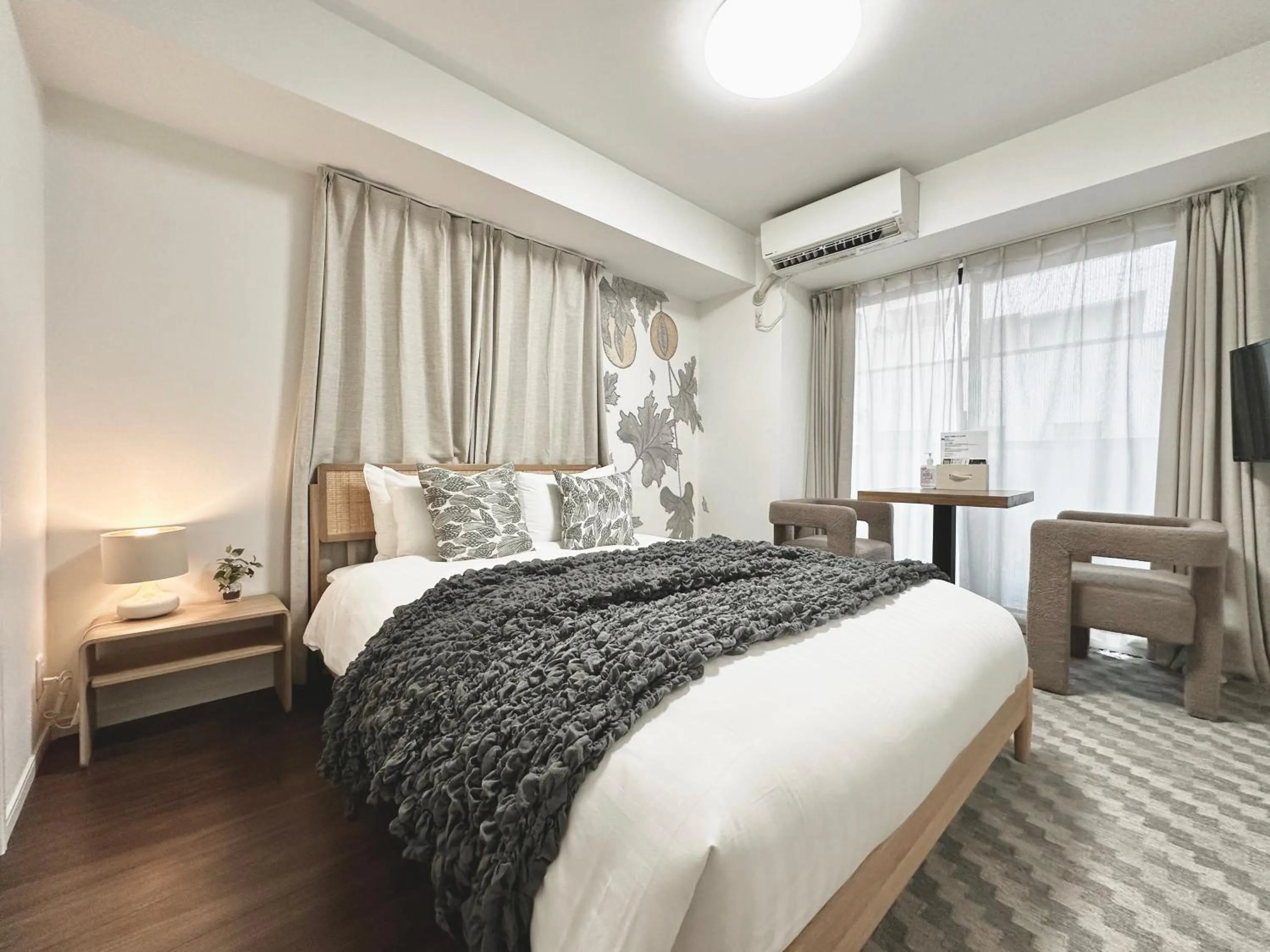 Photo of the whole room, Bed in LANG Hotel GINZA 1K