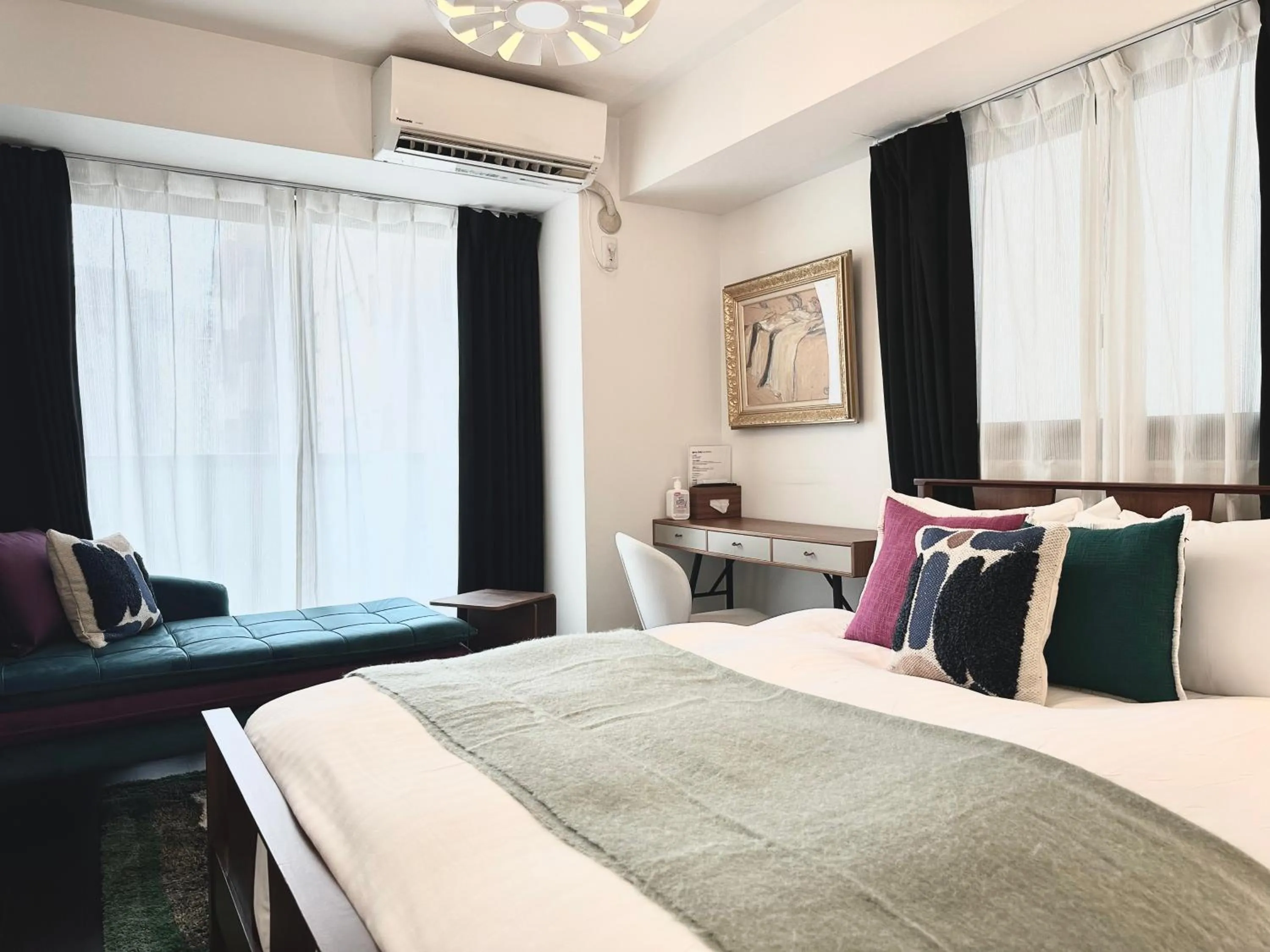 Photo of the whole room, Bed in LANG Hotel GINZA 1K