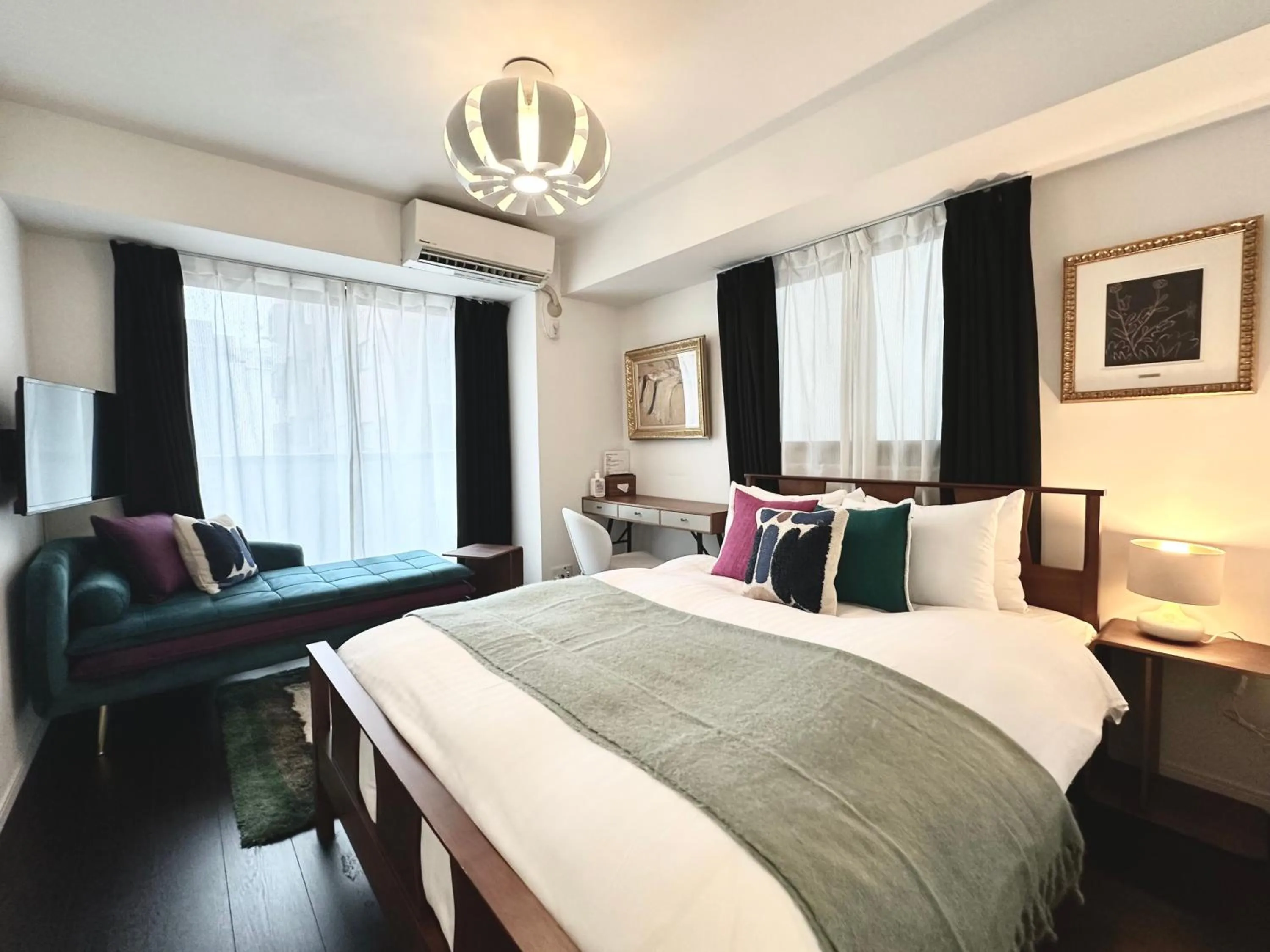 Photo of the whole room, Bed in LANG Hotel GINZA 1K