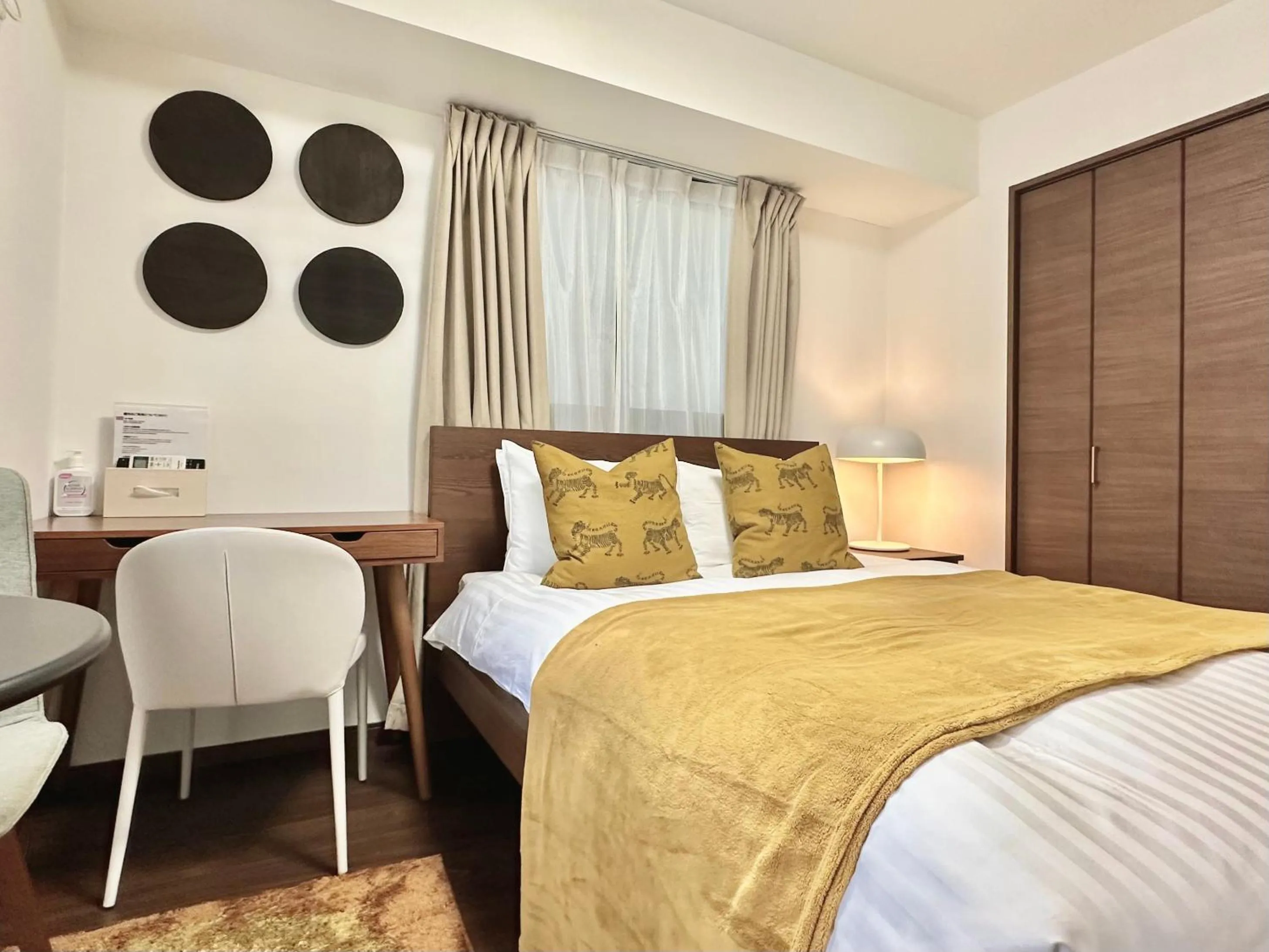 Photo of the whole room, Bed in LANG Hotel GINZA 1K