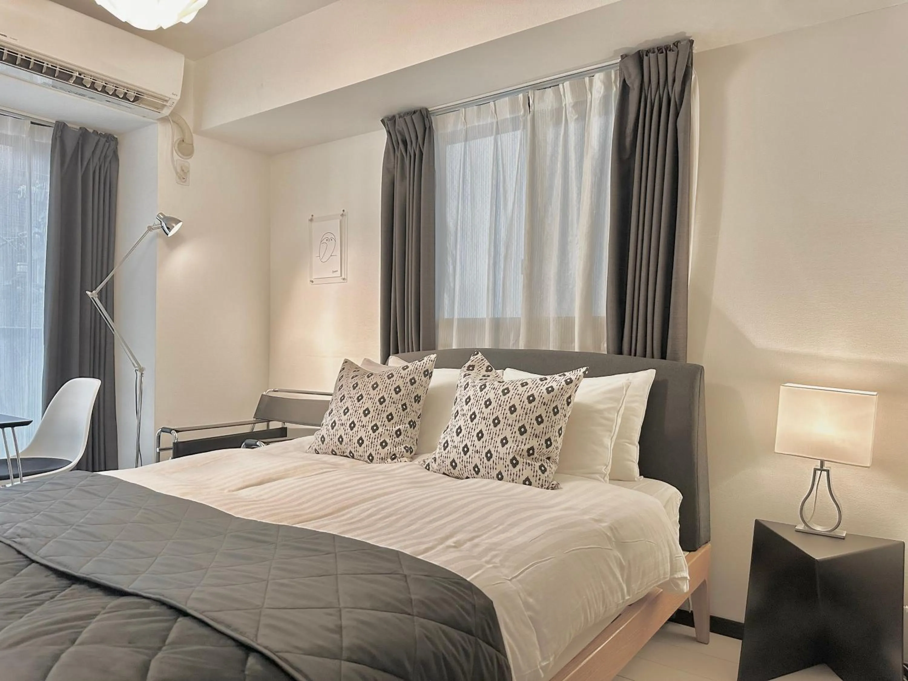 Photo of the whole room, Bed in LANG Hotel GINZA 1K