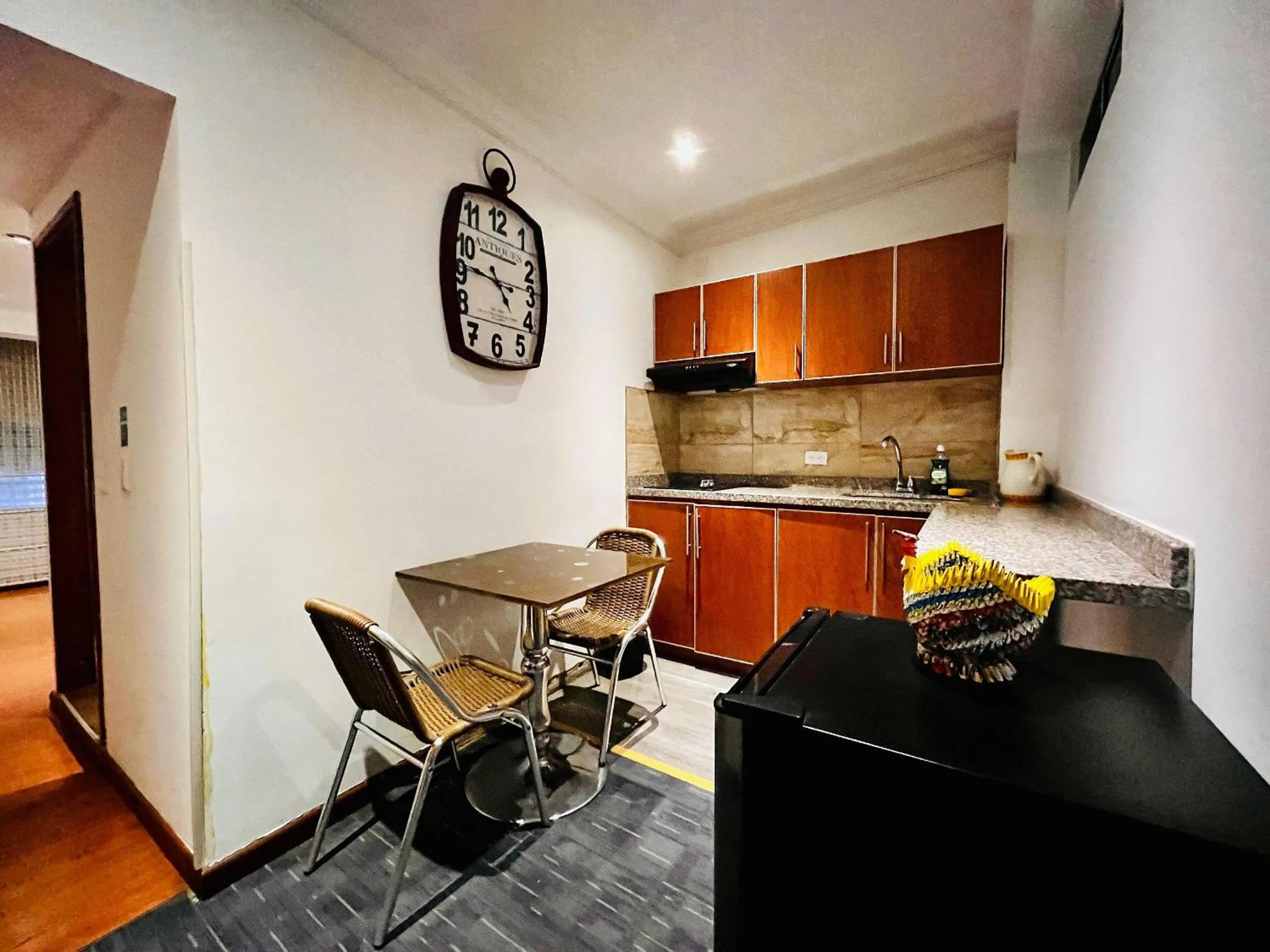 Kitchen or kitchenette in Hotel Santa Cruz Bogotá