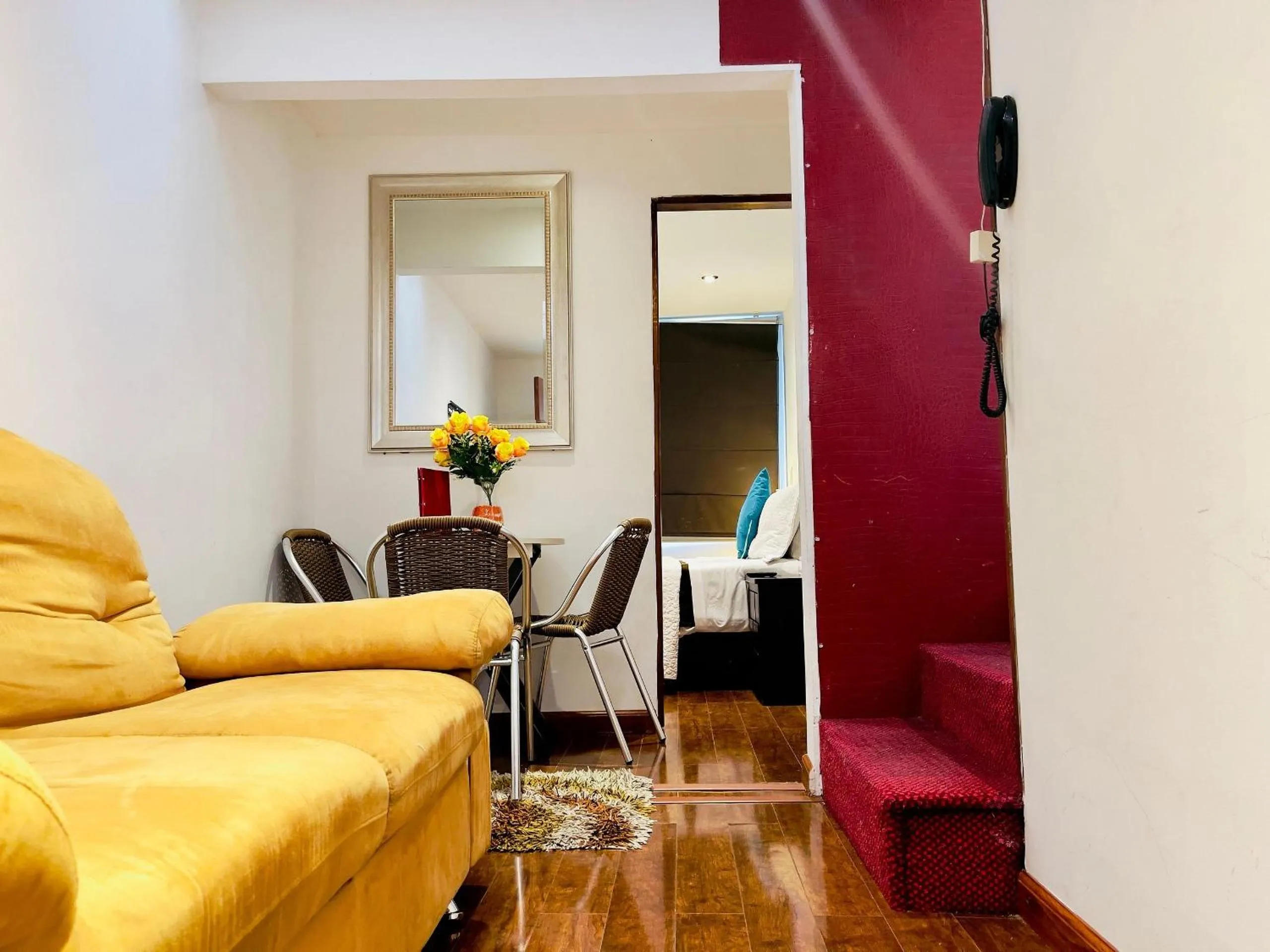 Living room in Hotel Santa Cruz Bogotá