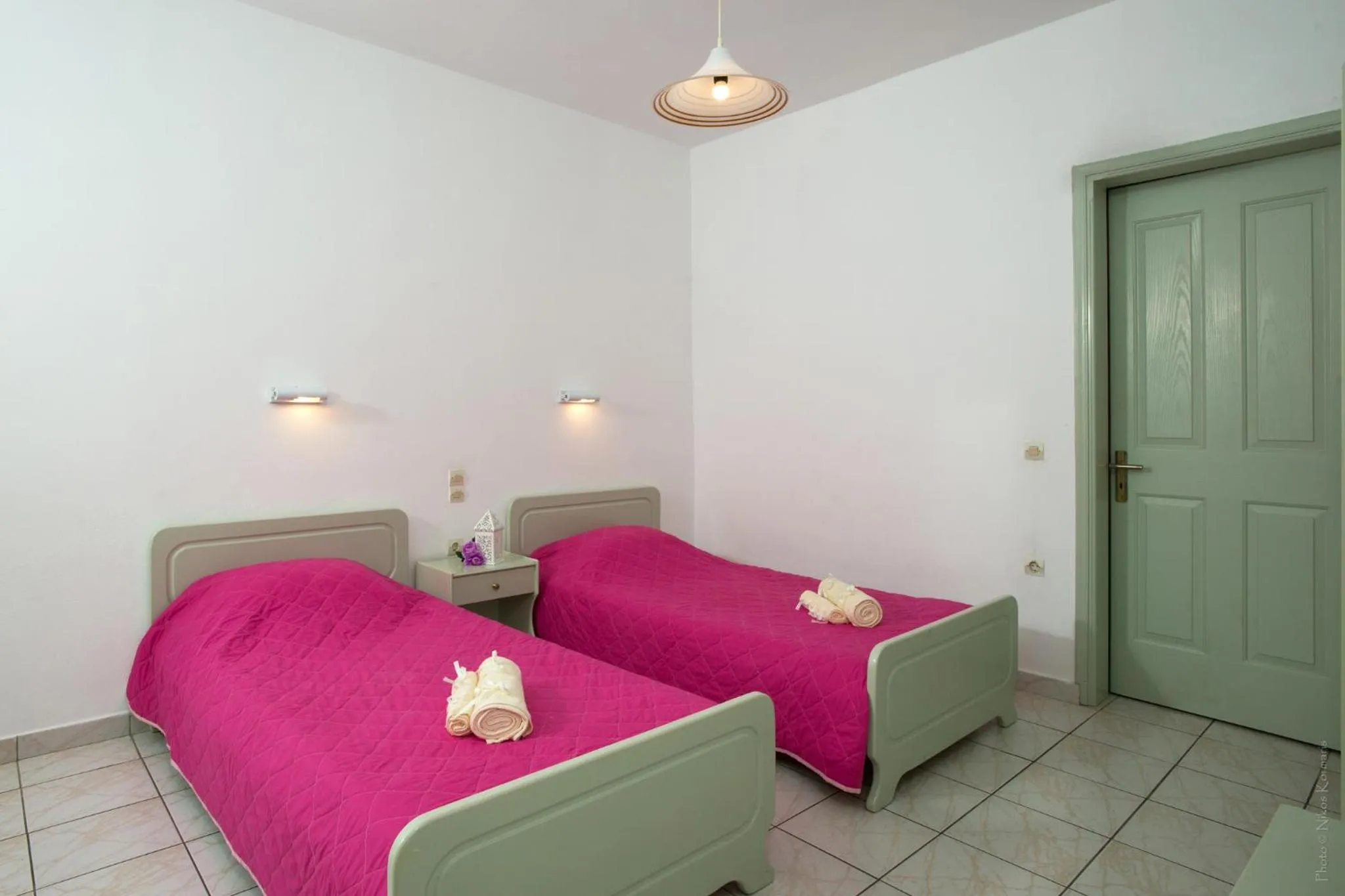 Bedroom, Bed in Philippos Hotel