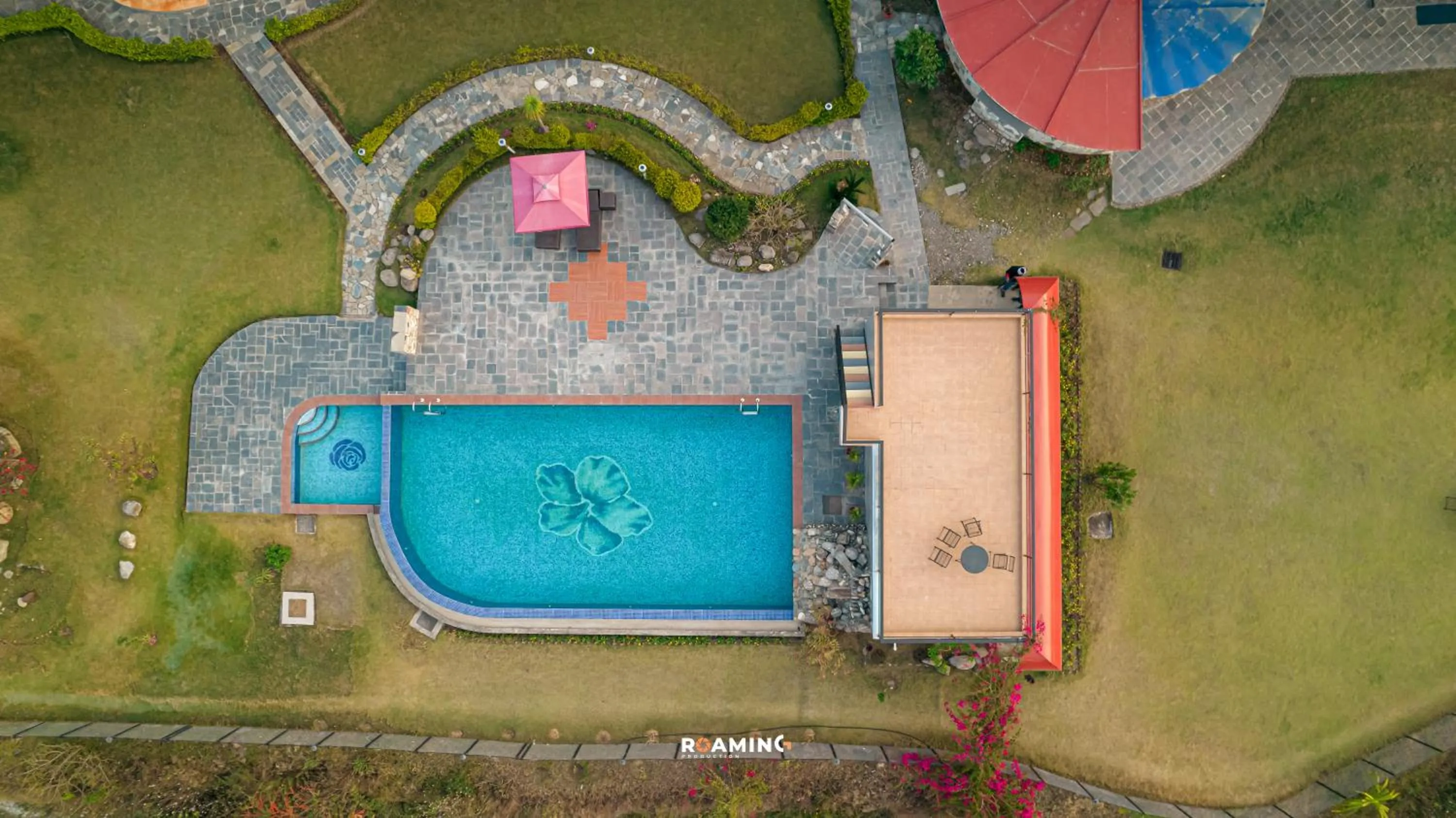 Swimming pool in Sunshine Resort Pokhara - Your Private Paradise
