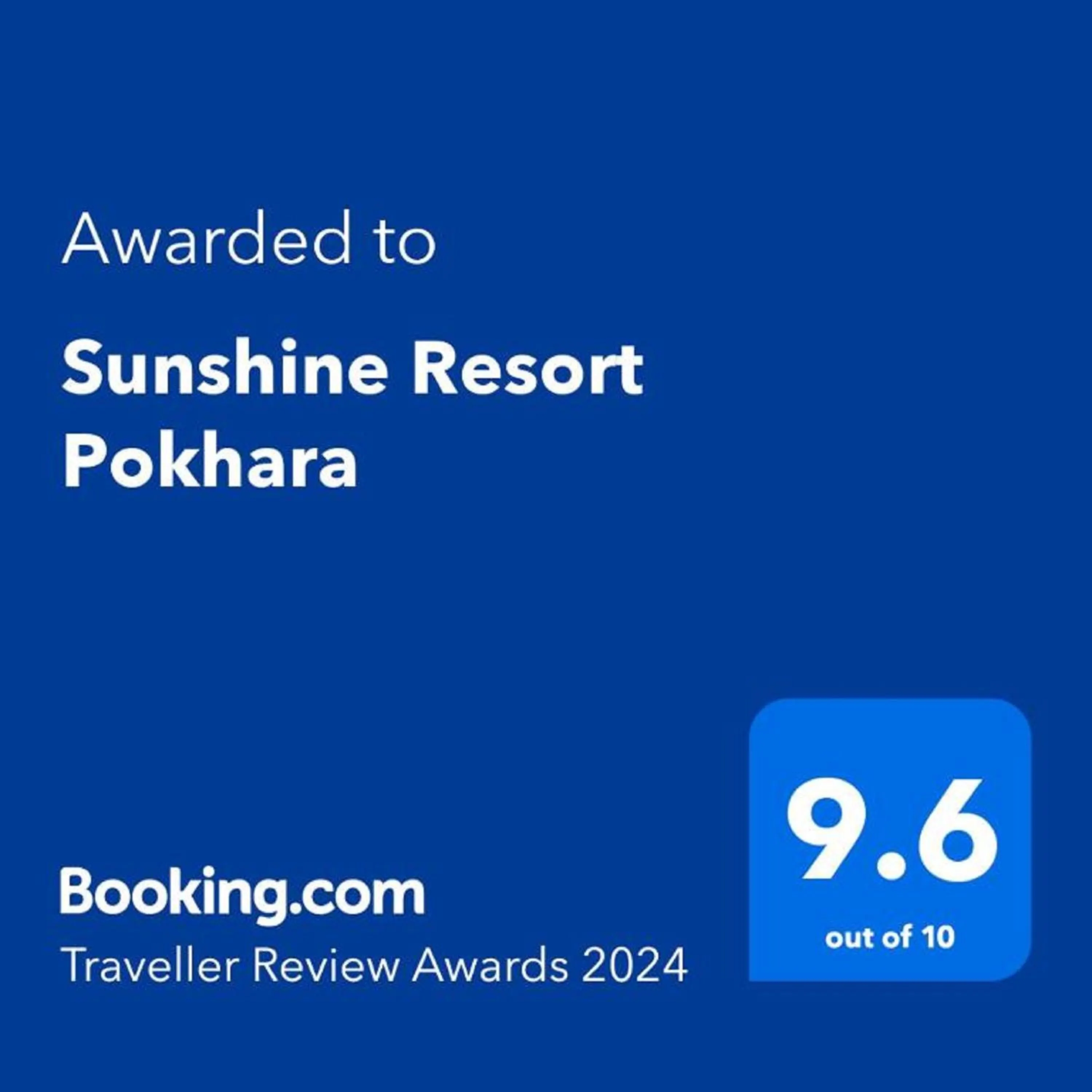 Logo/Certificate/Sign in Sunshine Resort Pokhara - Your Private Paradise
