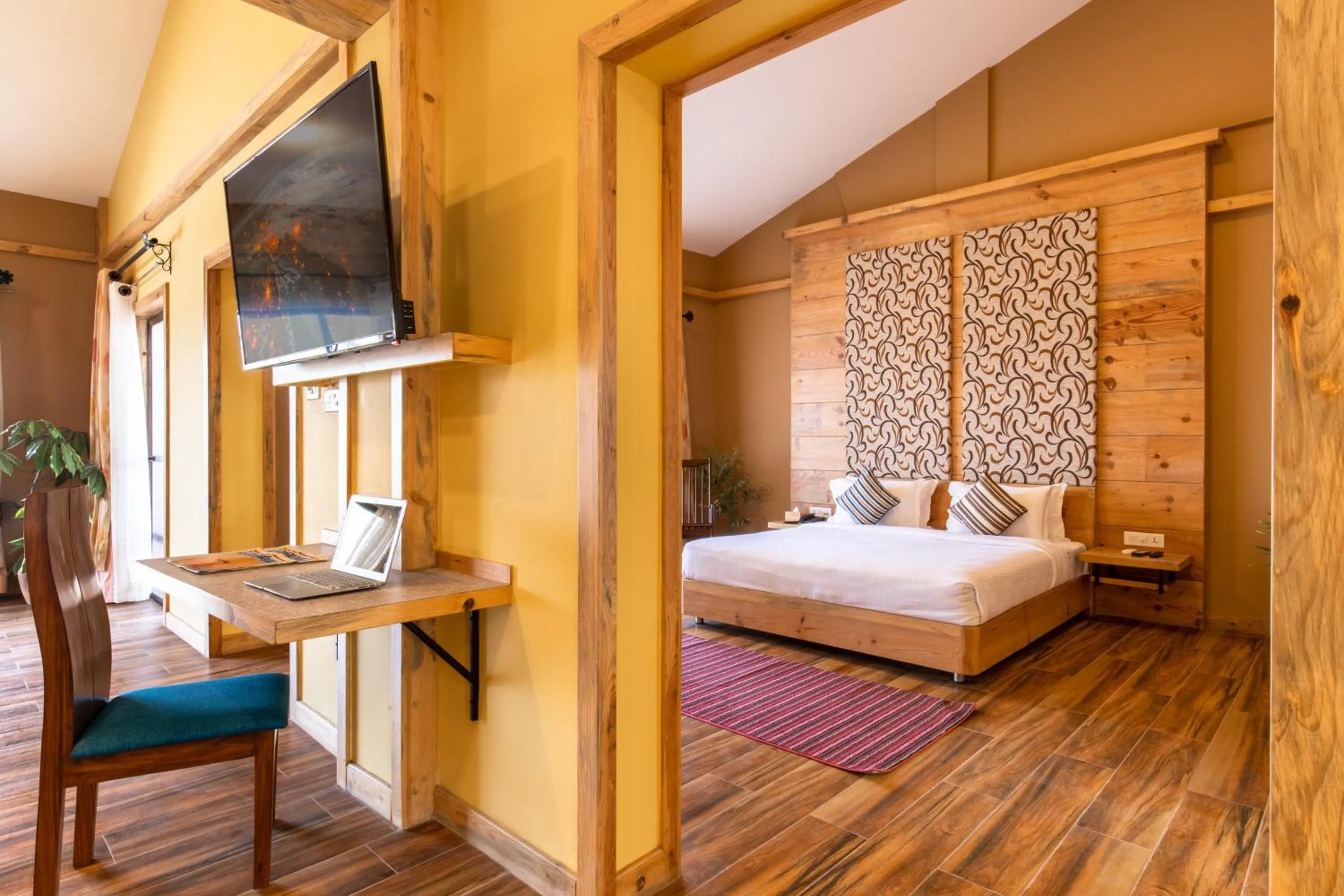 Guests, Bed in Sunshine Resort Pokhara - Your Private Paradise