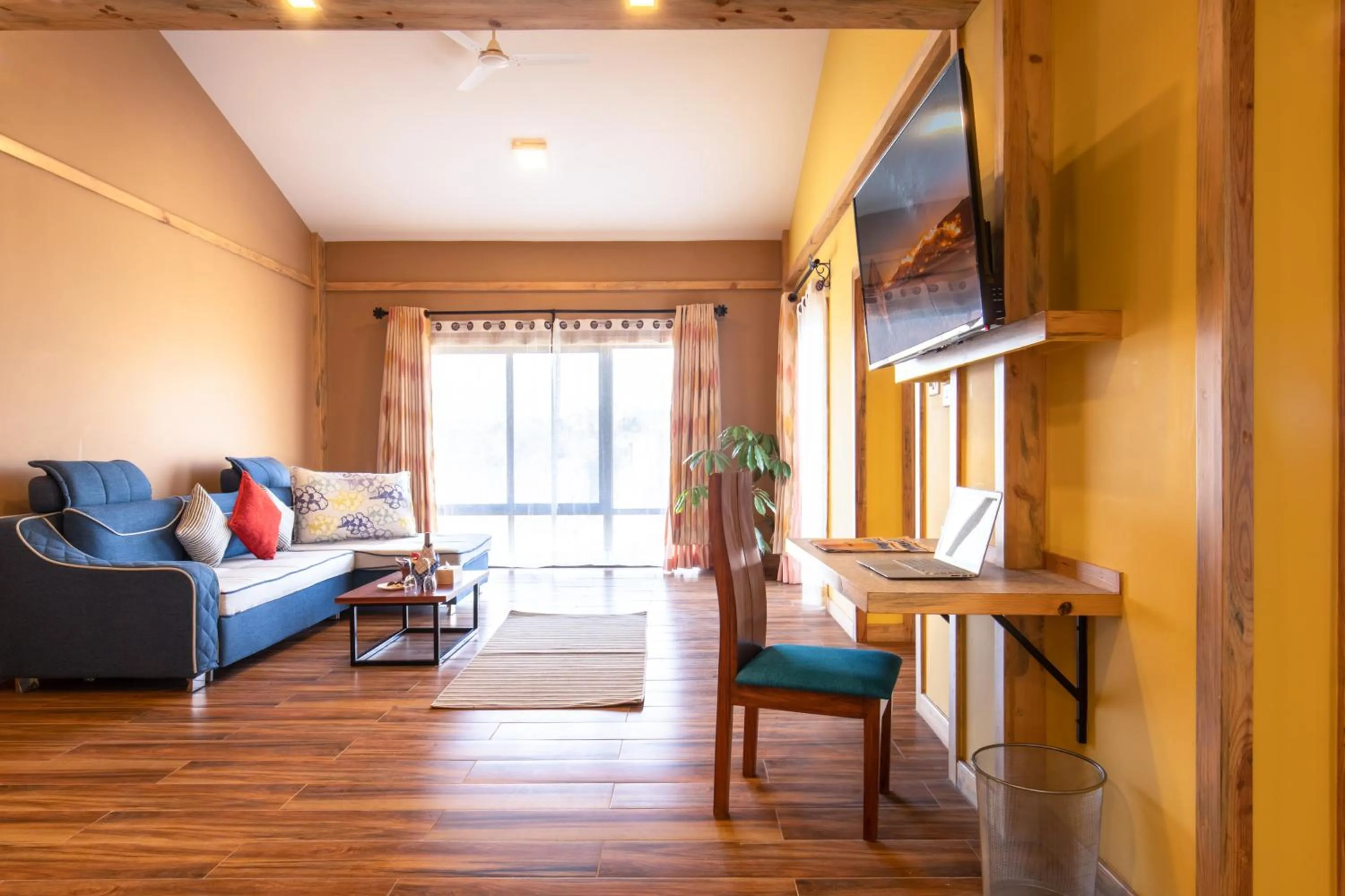 Communal lounge/ TV room in Sunshine Resort Pokhara - Your Private Paradise