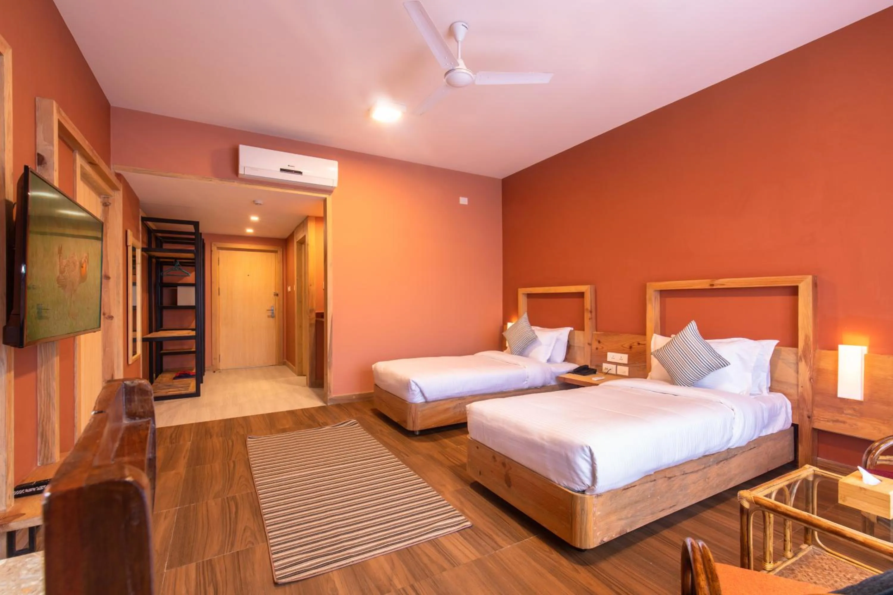 Guests, Bed in Sunshine Resort Pokhara - Your Private Paradise