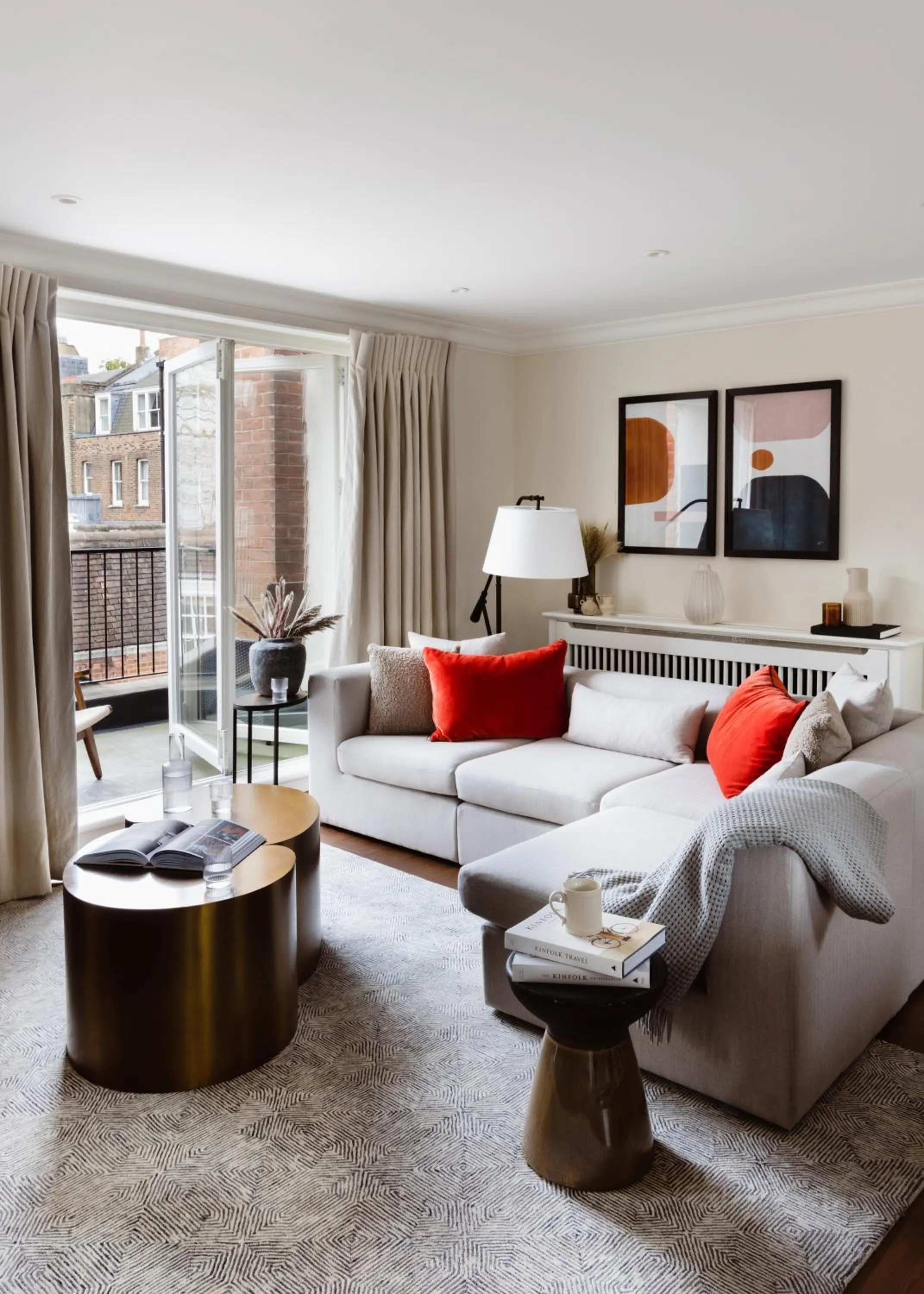 Living room in Native Mayfair