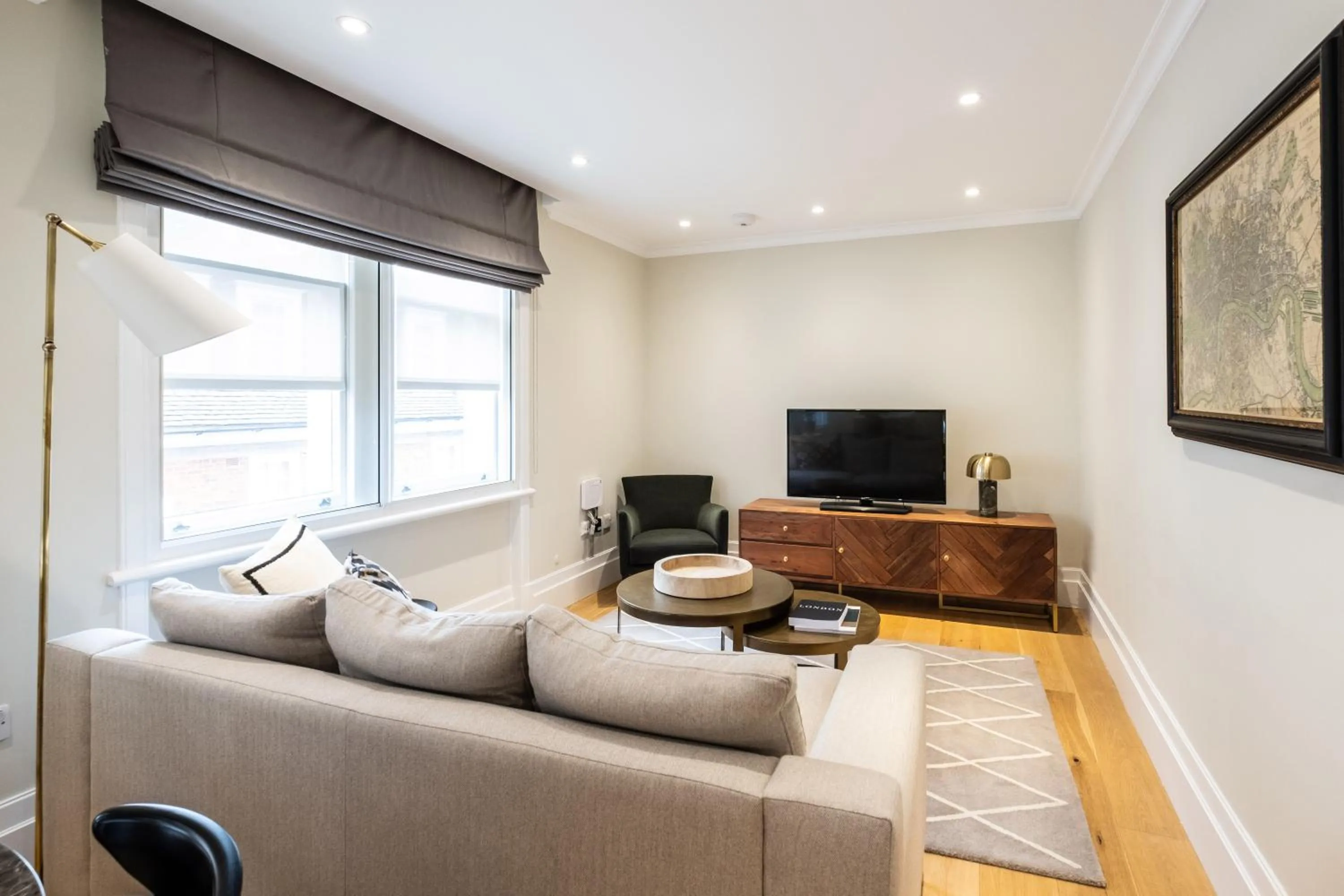 Living room in Native Mayfair
