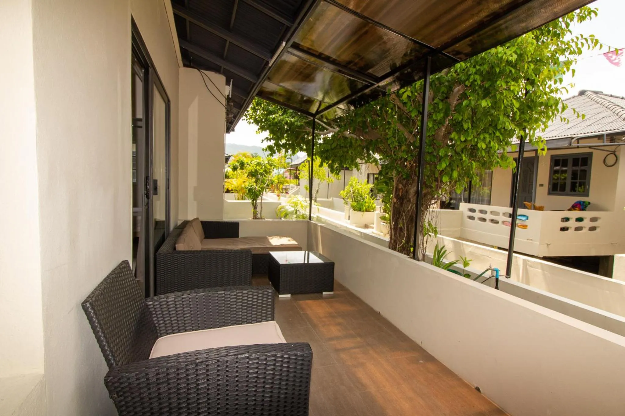 Balcony/Terrace in Aussieland Bungalows