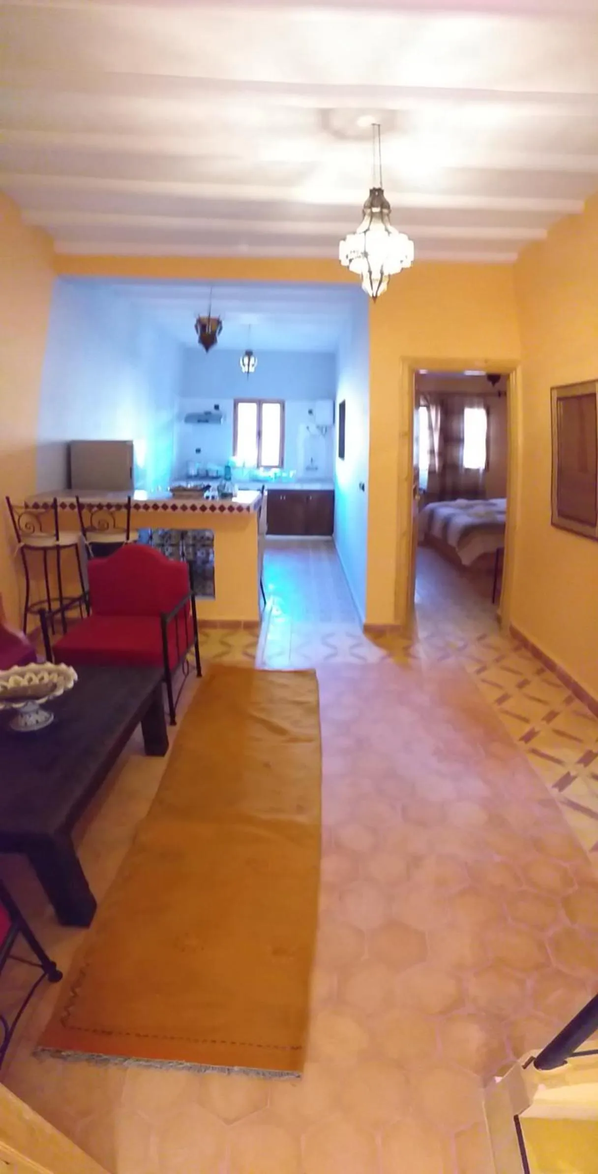 Lounge or bar, Bed in Hassilabiad Appart Hotel