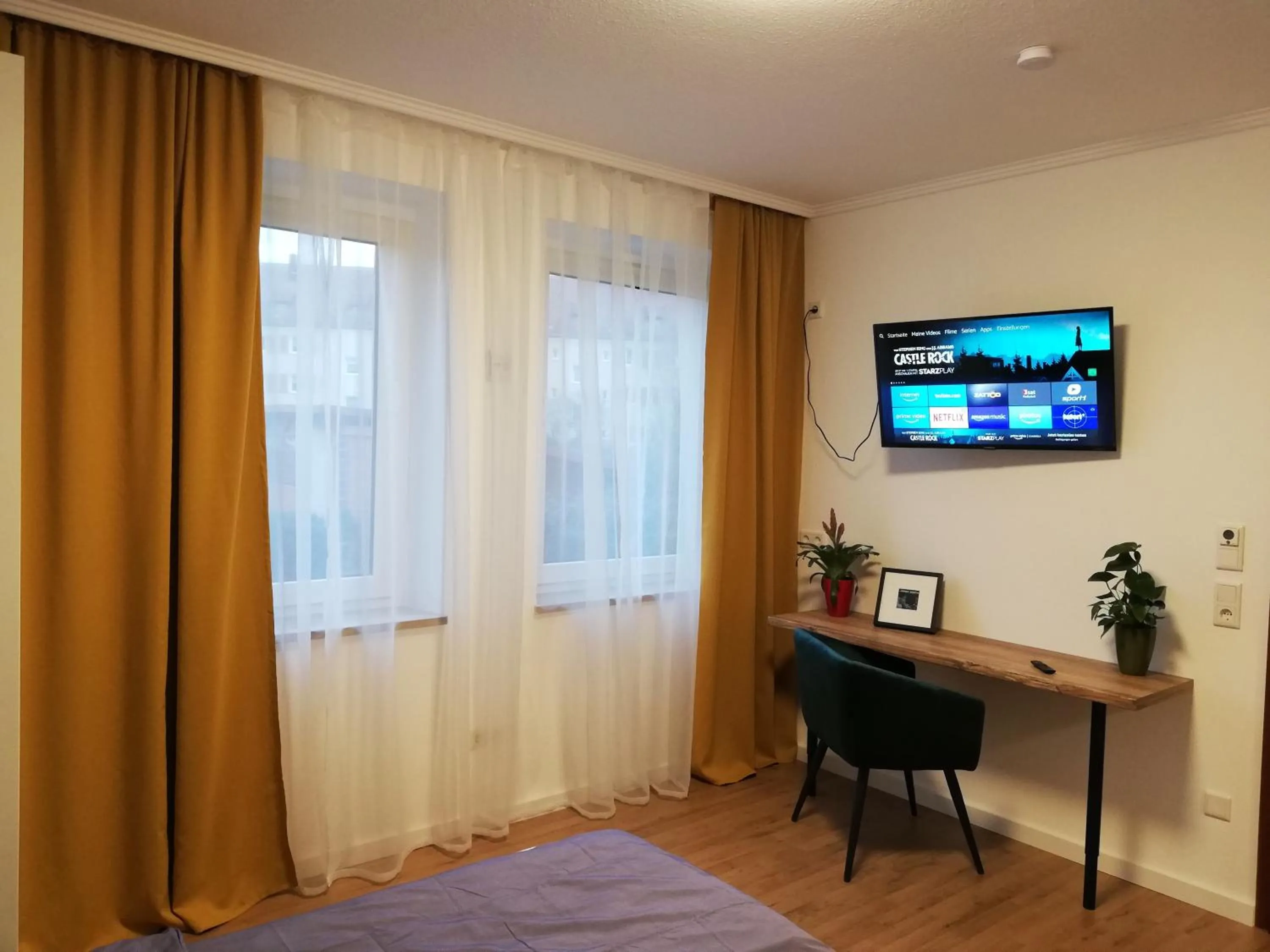 TV and multimedia, Bed in Dream & Relax Apartment's Messe