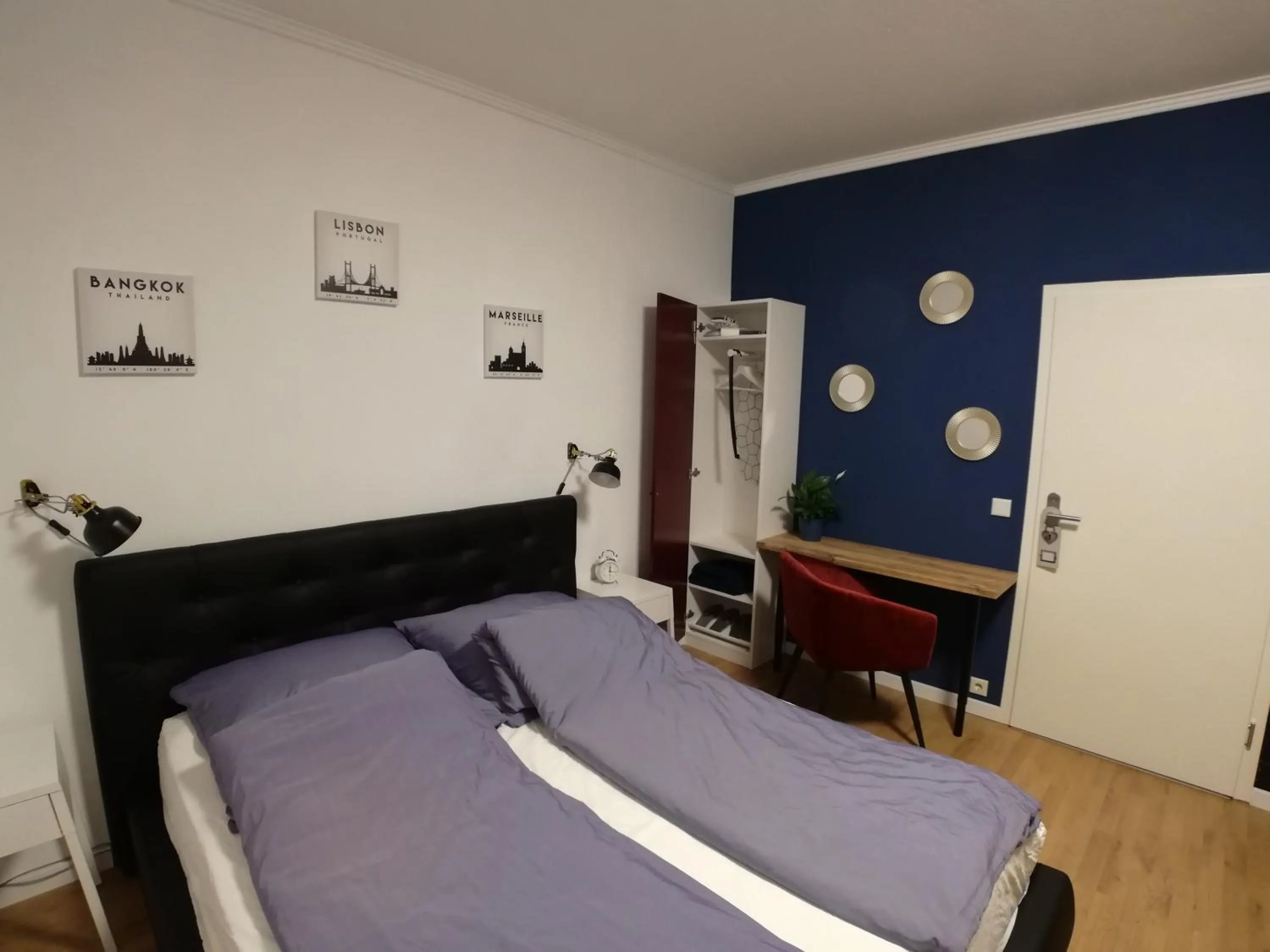 Bedroom, Bed in Dream & Relax Apartment's Messe