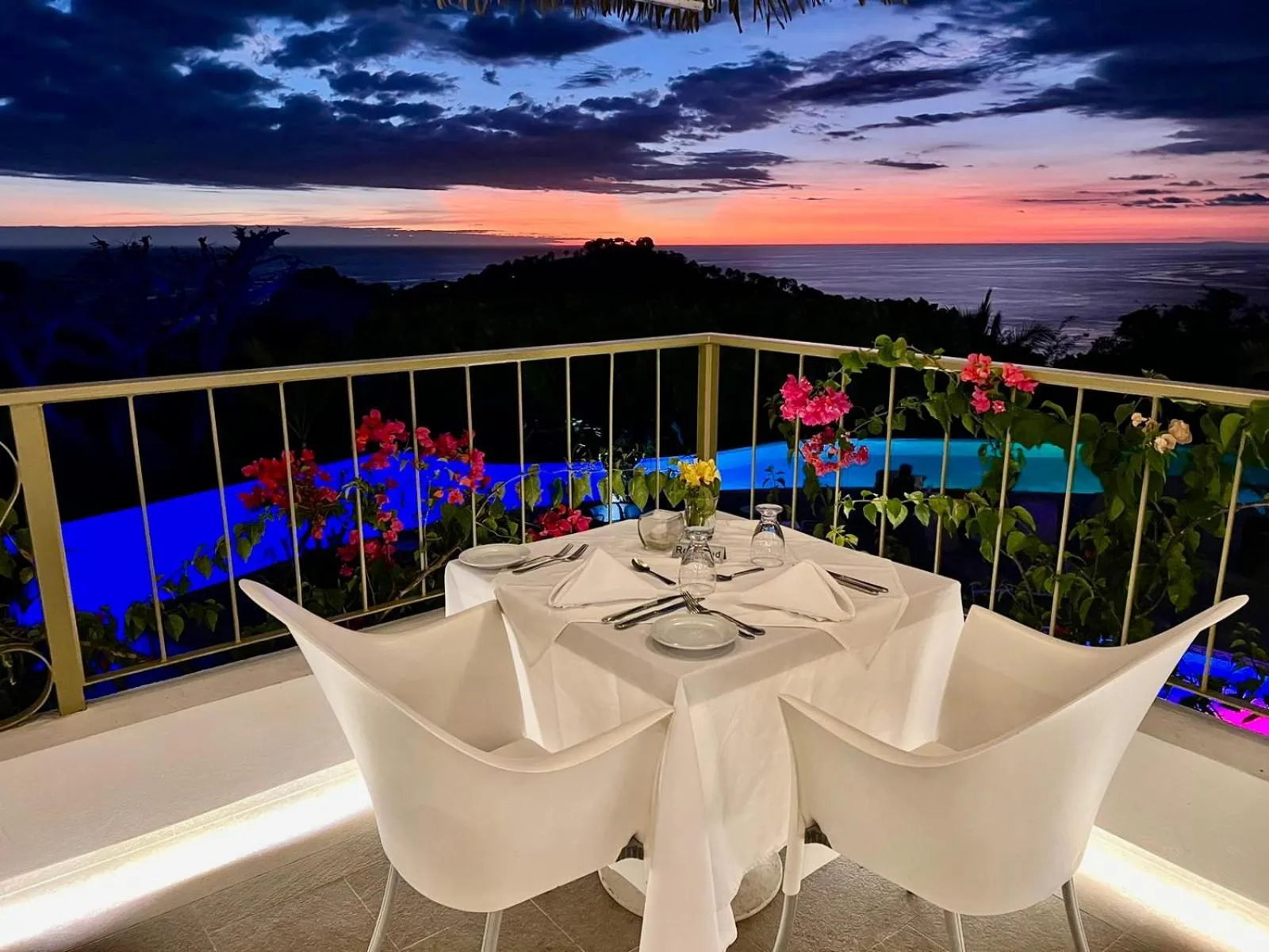 Patio in Hotel La Mariposa