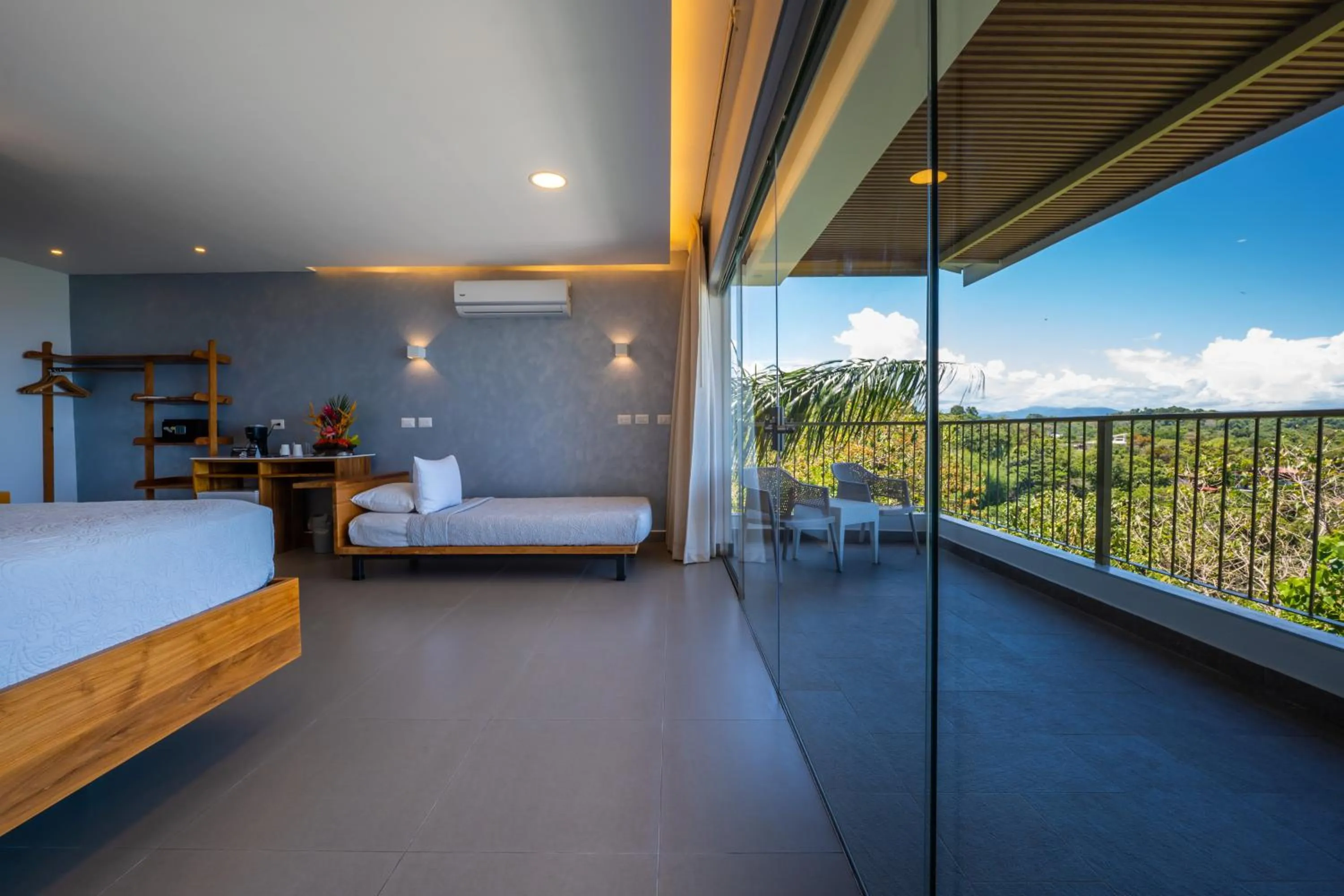 Bed in Hotel La Mariposa