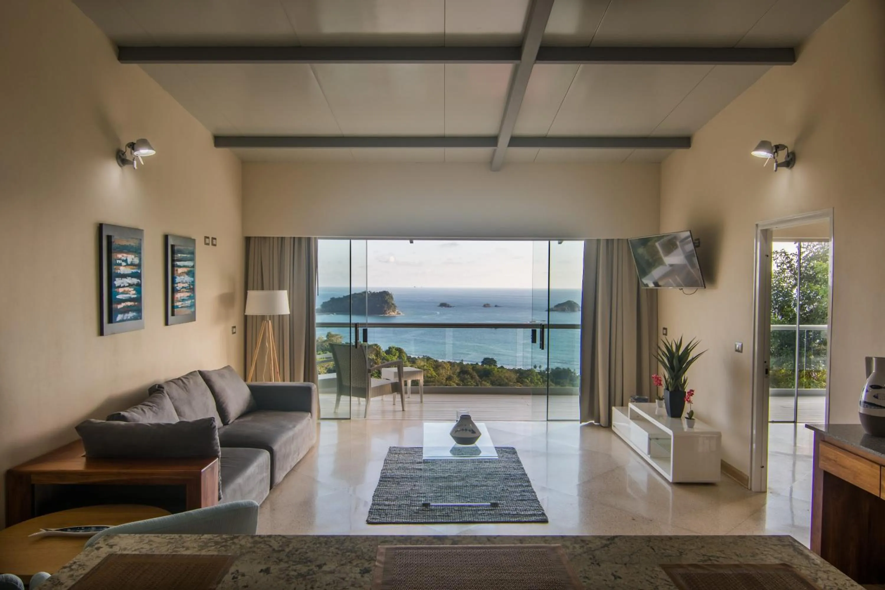 Living room in Hotel La Mariposa