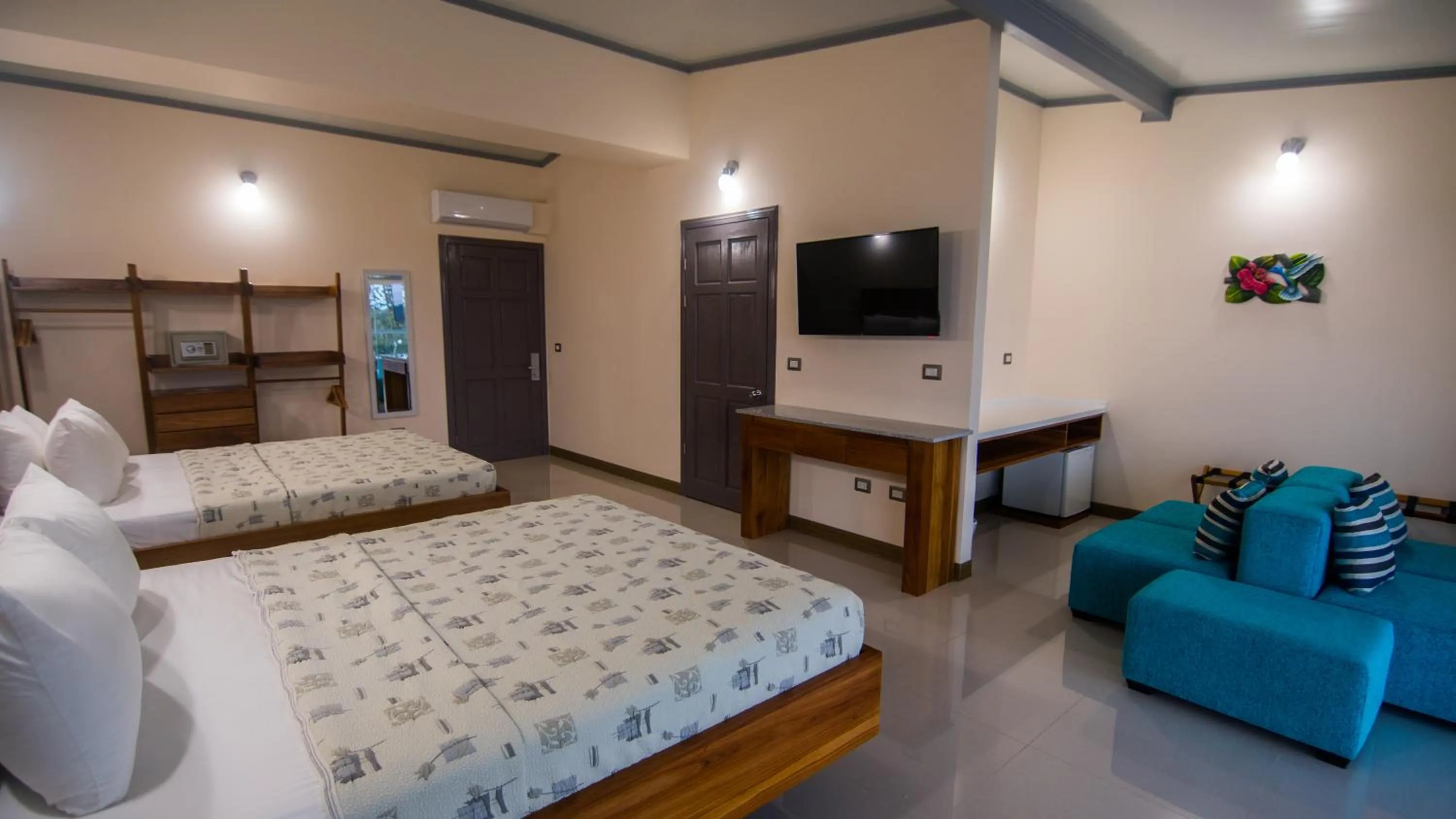 Bed in Hotel La Mariposa