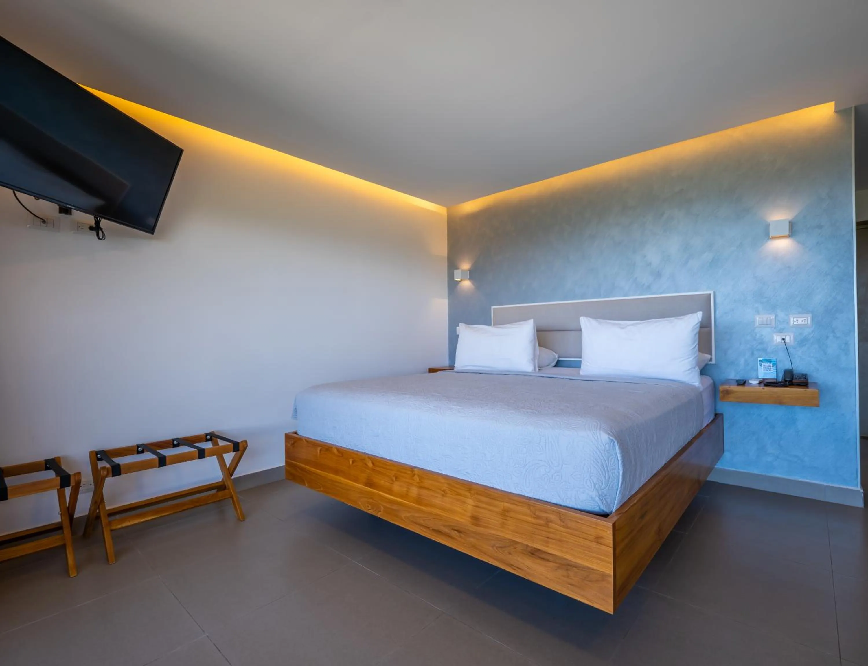 Bed in Hotel La Mariposa