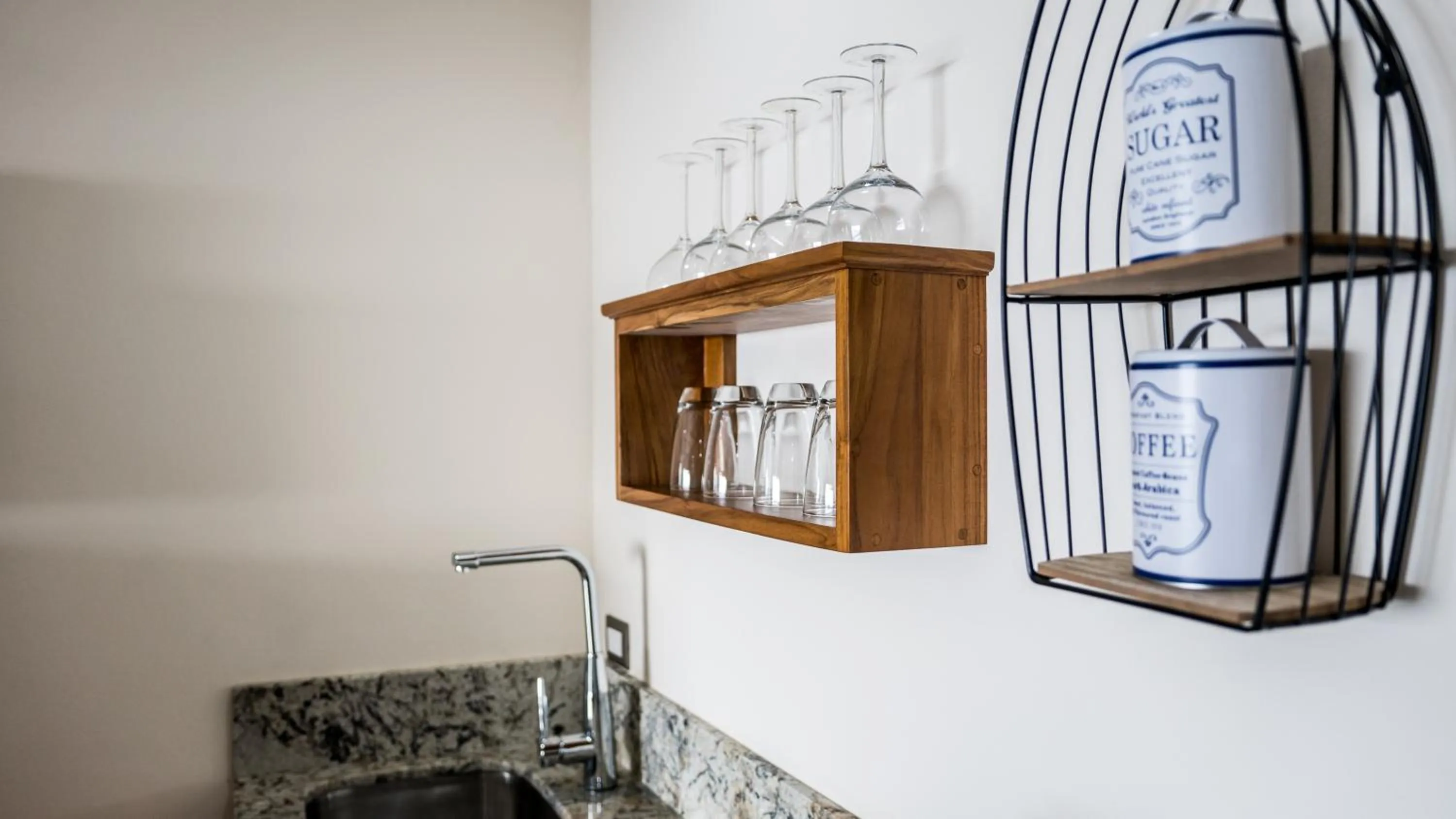 Kitchen or kitchenette in Hotel La Mariposa