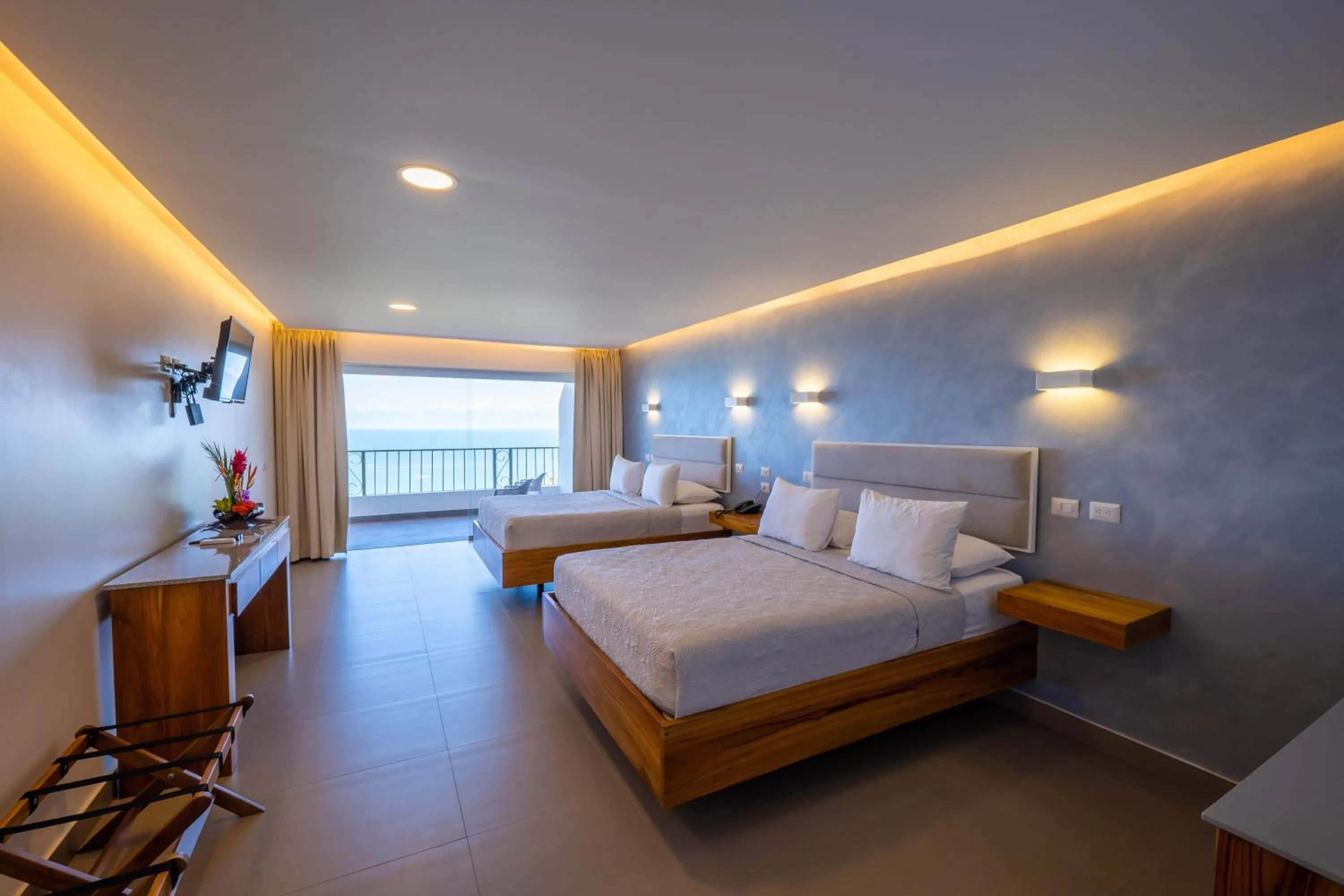 Bed in Hotel La Mariposa