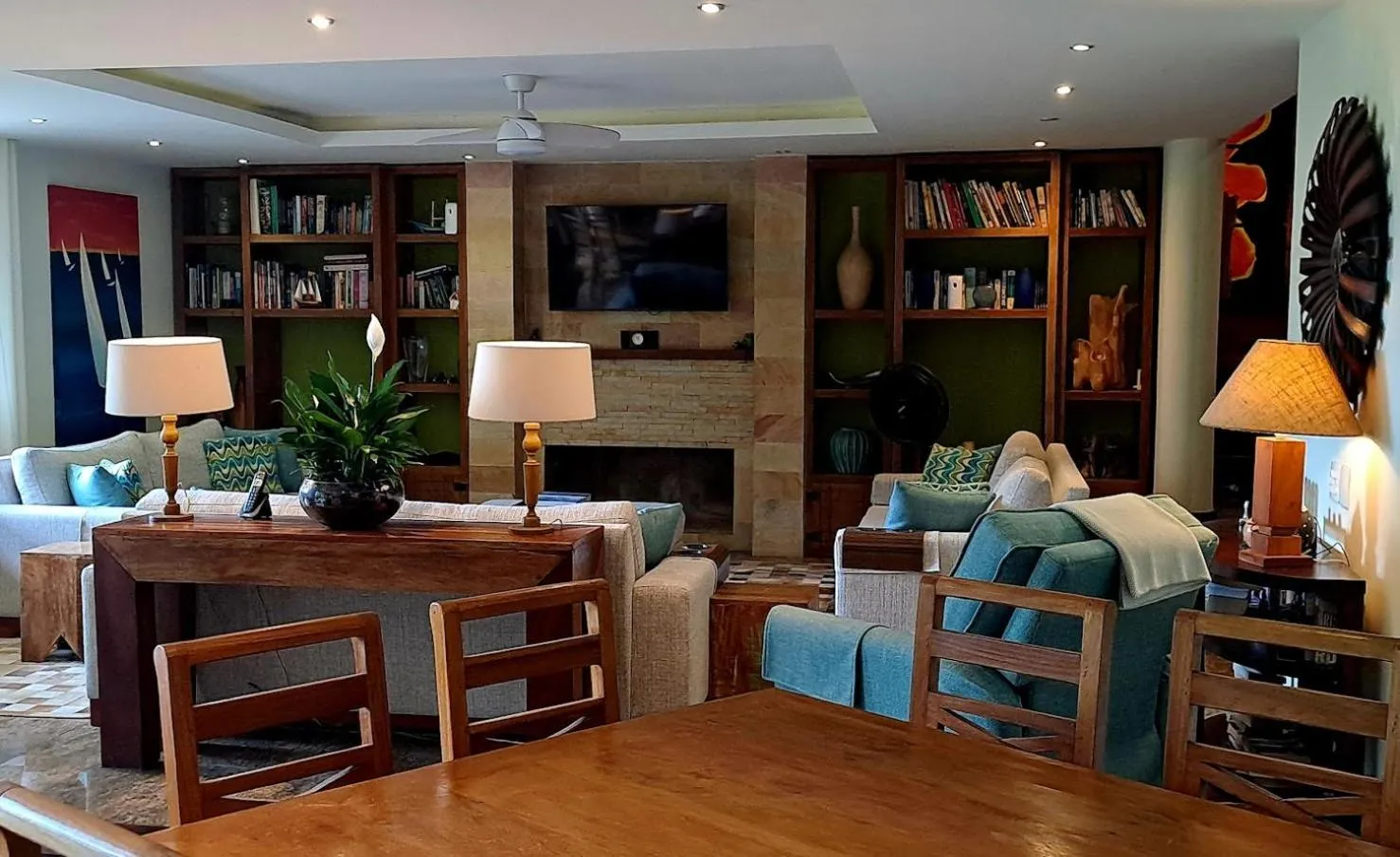Dining area in Casa Verde Río