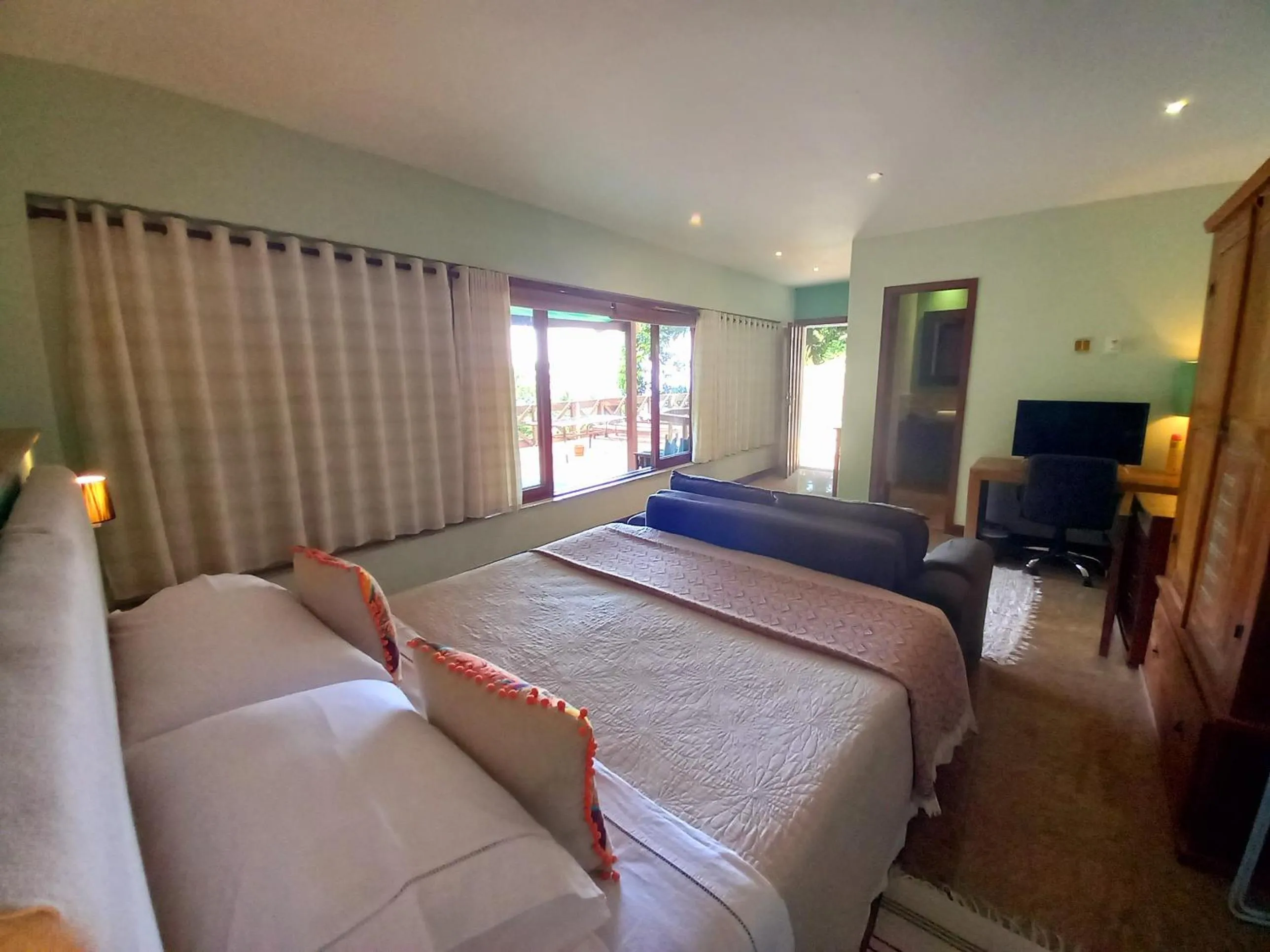 Photo of the whole room, Bed in Casa Verde Río