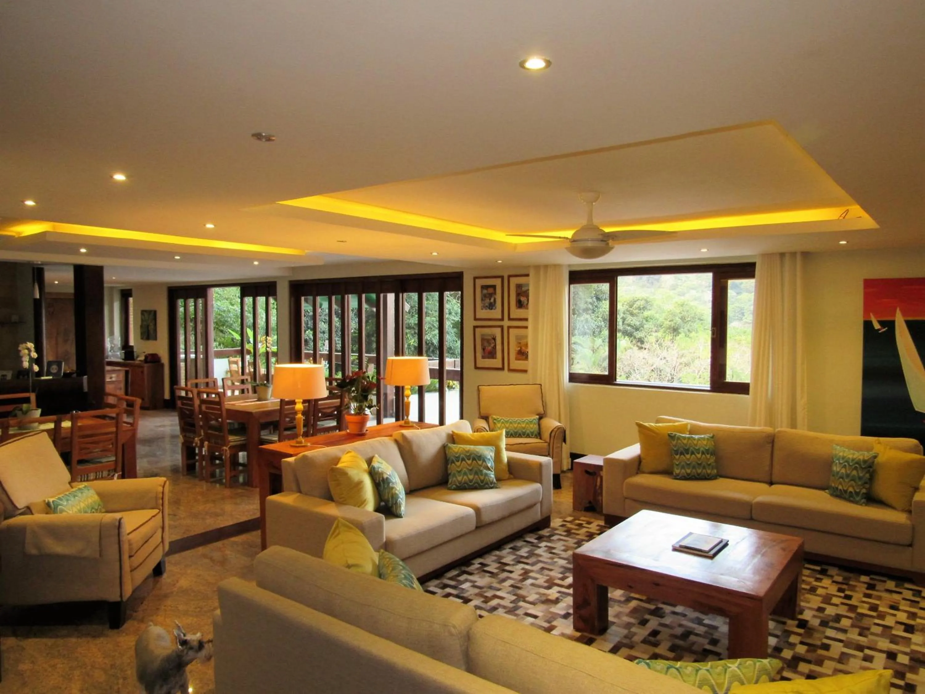 Living room in Casa Verde Río