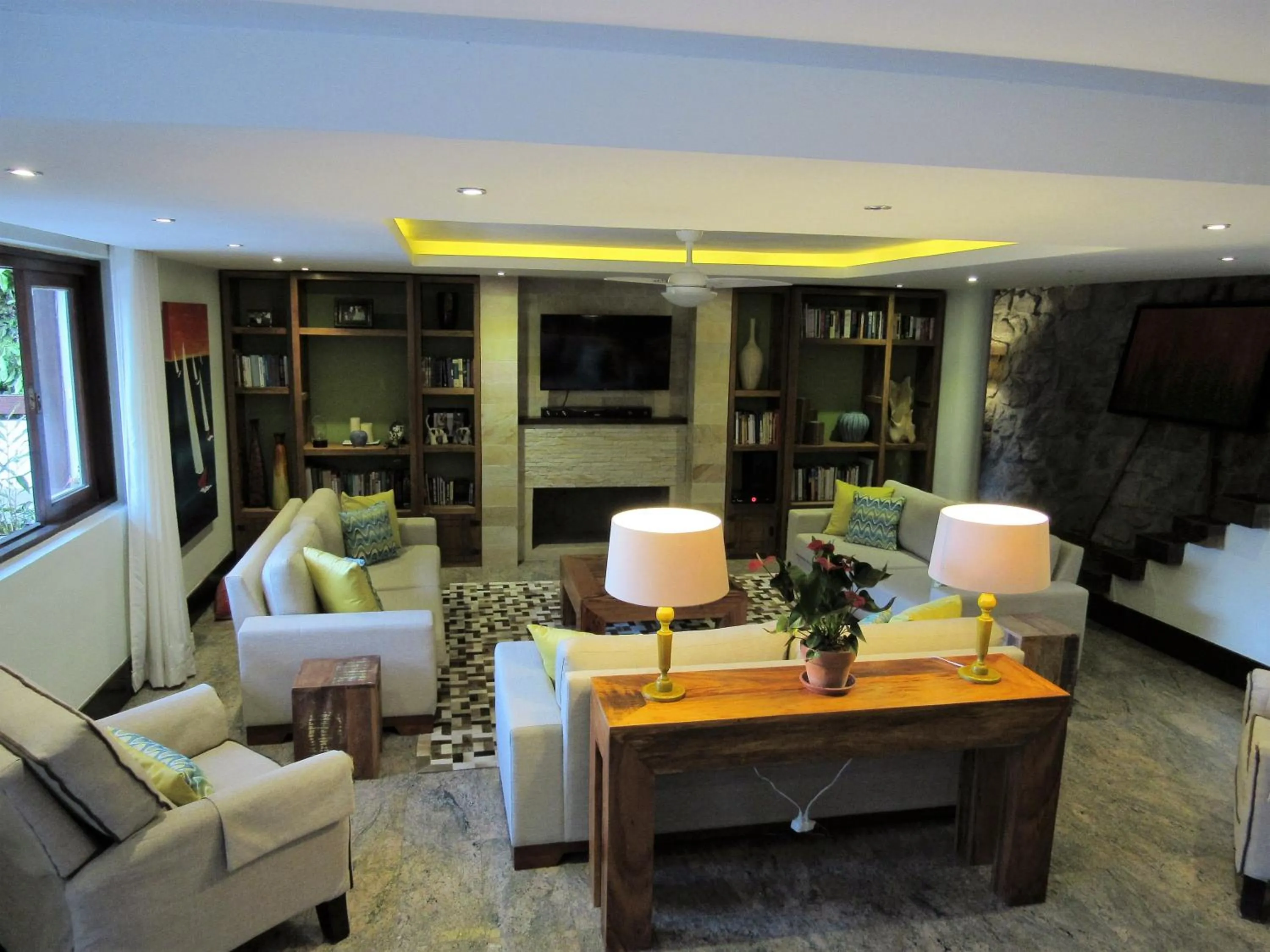 Living room in Casa Verde Río