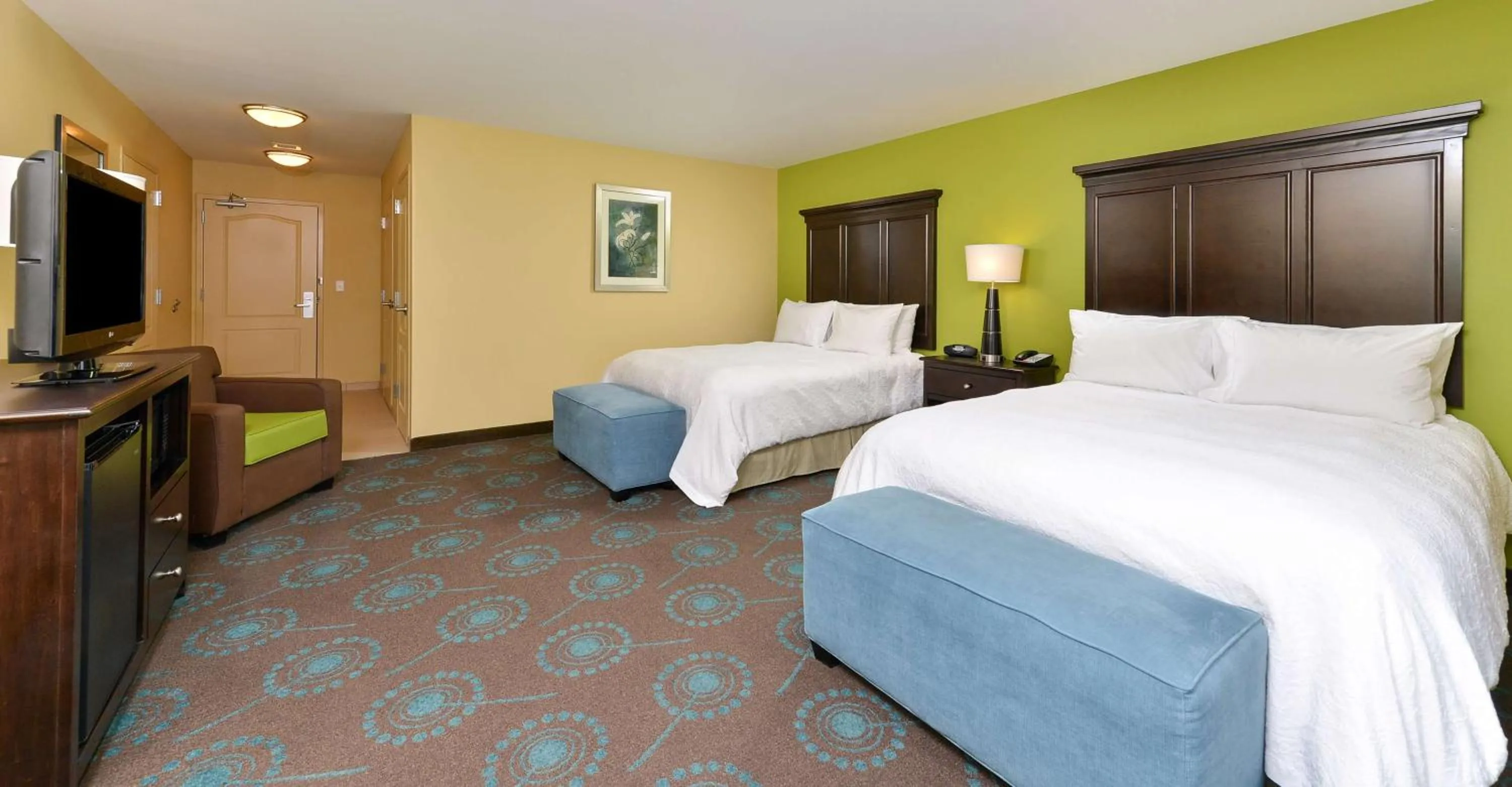 Bed in Hampton Inn Iowa City/University Area