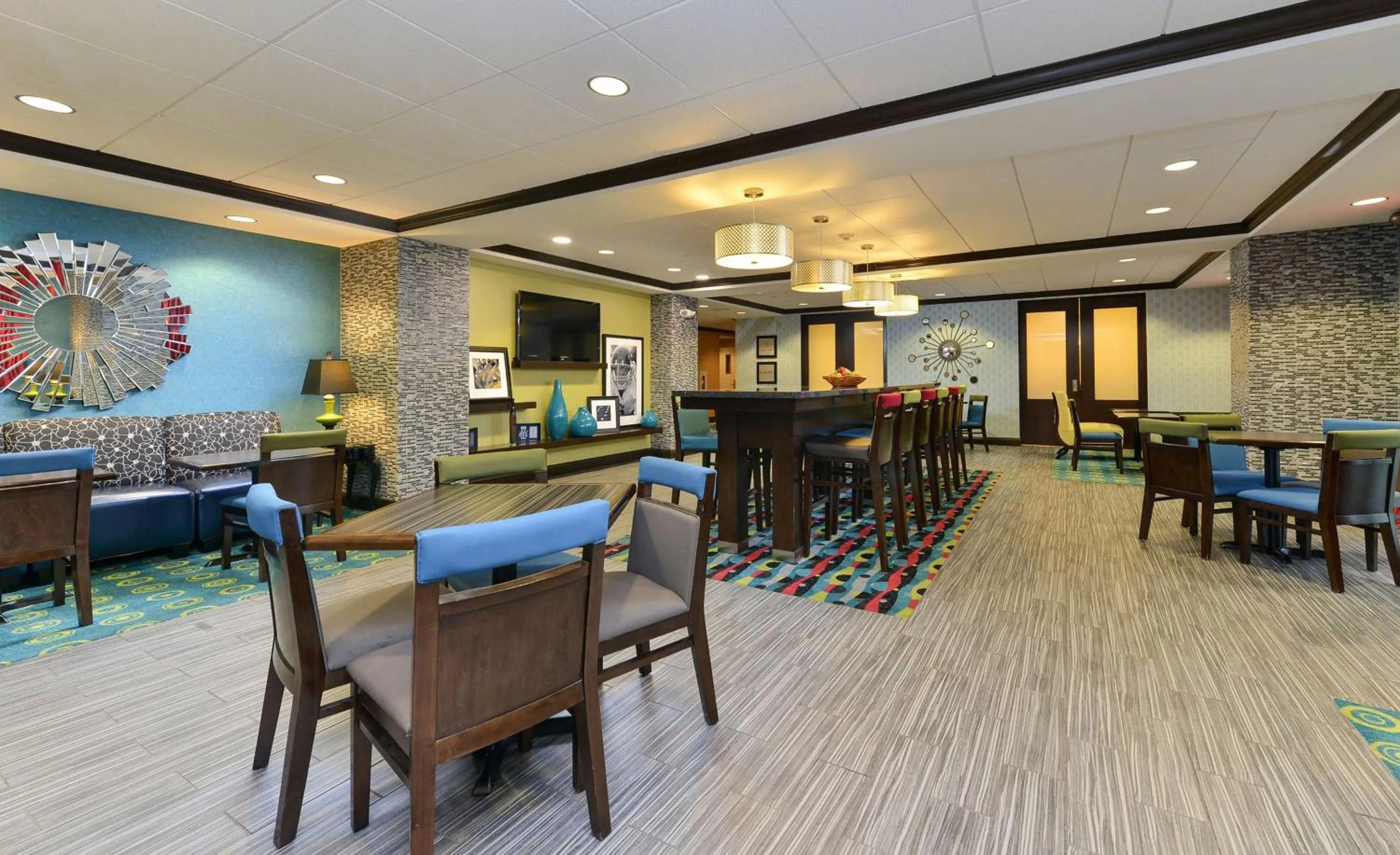 Lobby or reception in Hampton Inn Iowa City/University Area