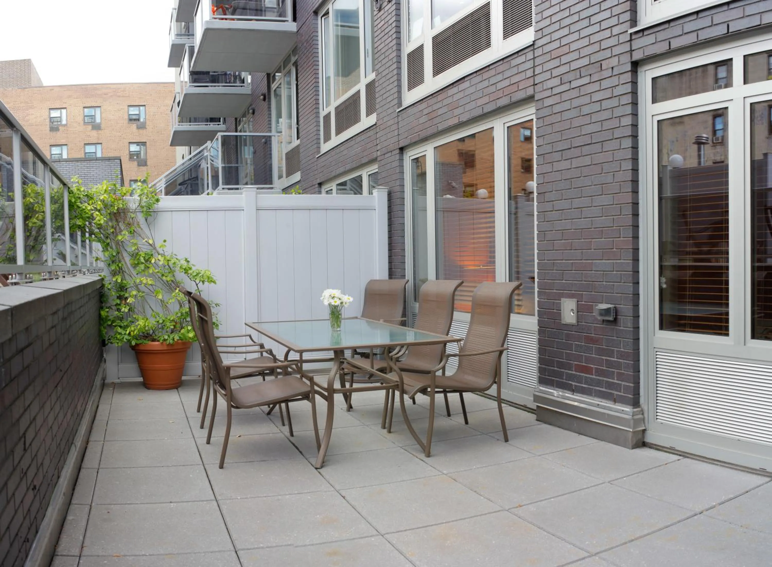 Patio in Sanctuary NYC Retreats