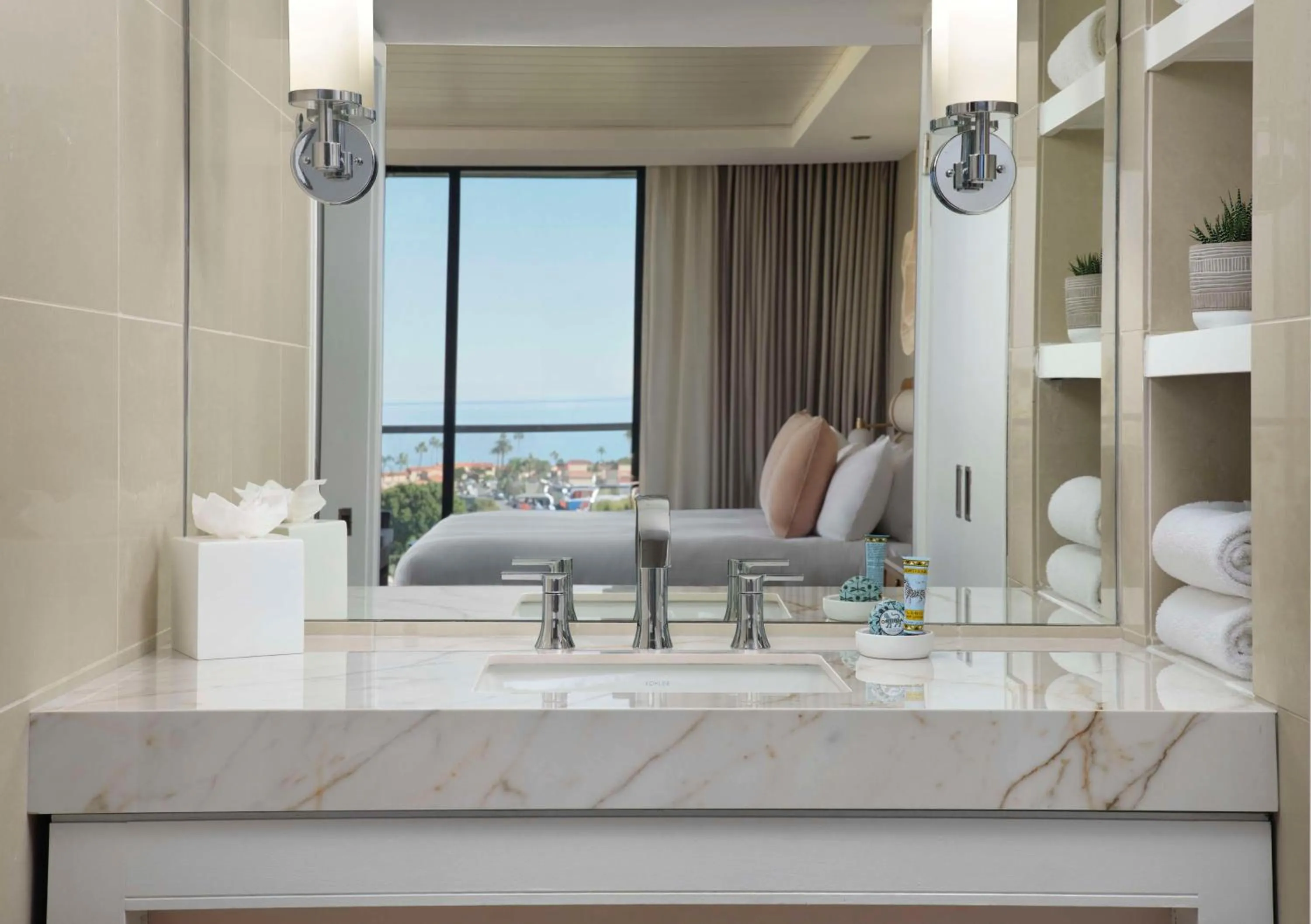 Bathroom in Hotel La Jolla, Curio Collection by Hilton