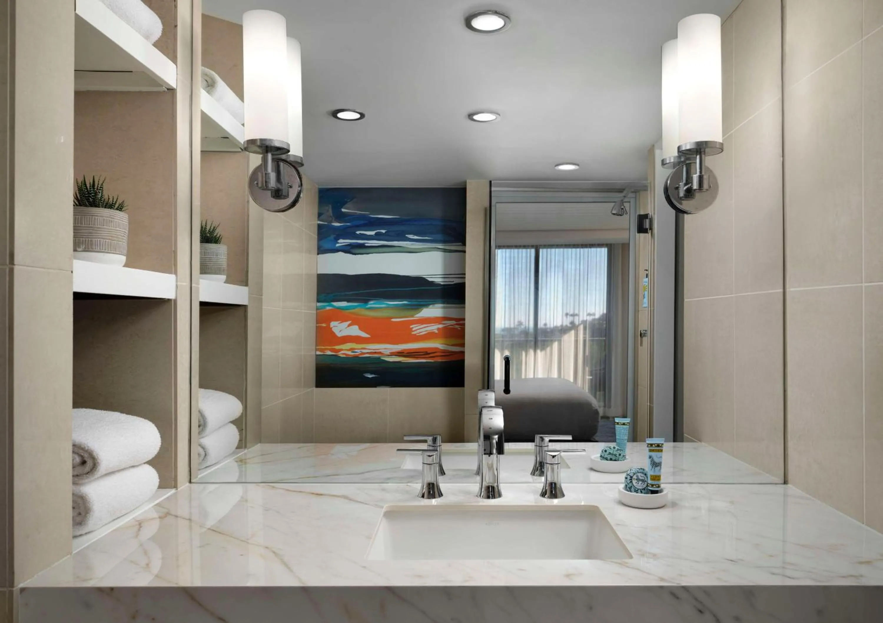 Bathroom in Hotel La Jolla, Curio Collection by Hilton