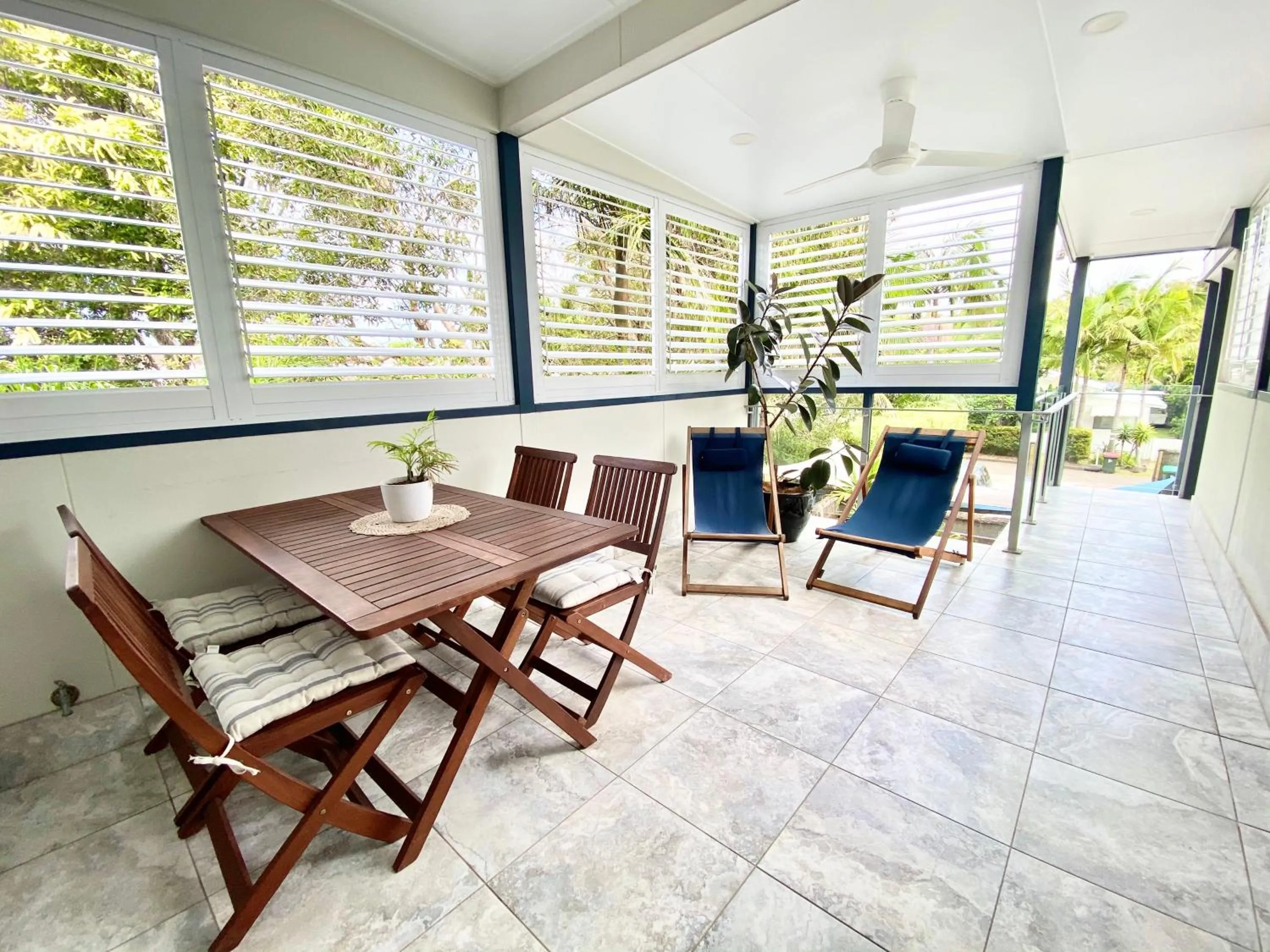 Patio in Bayhaven Lodge