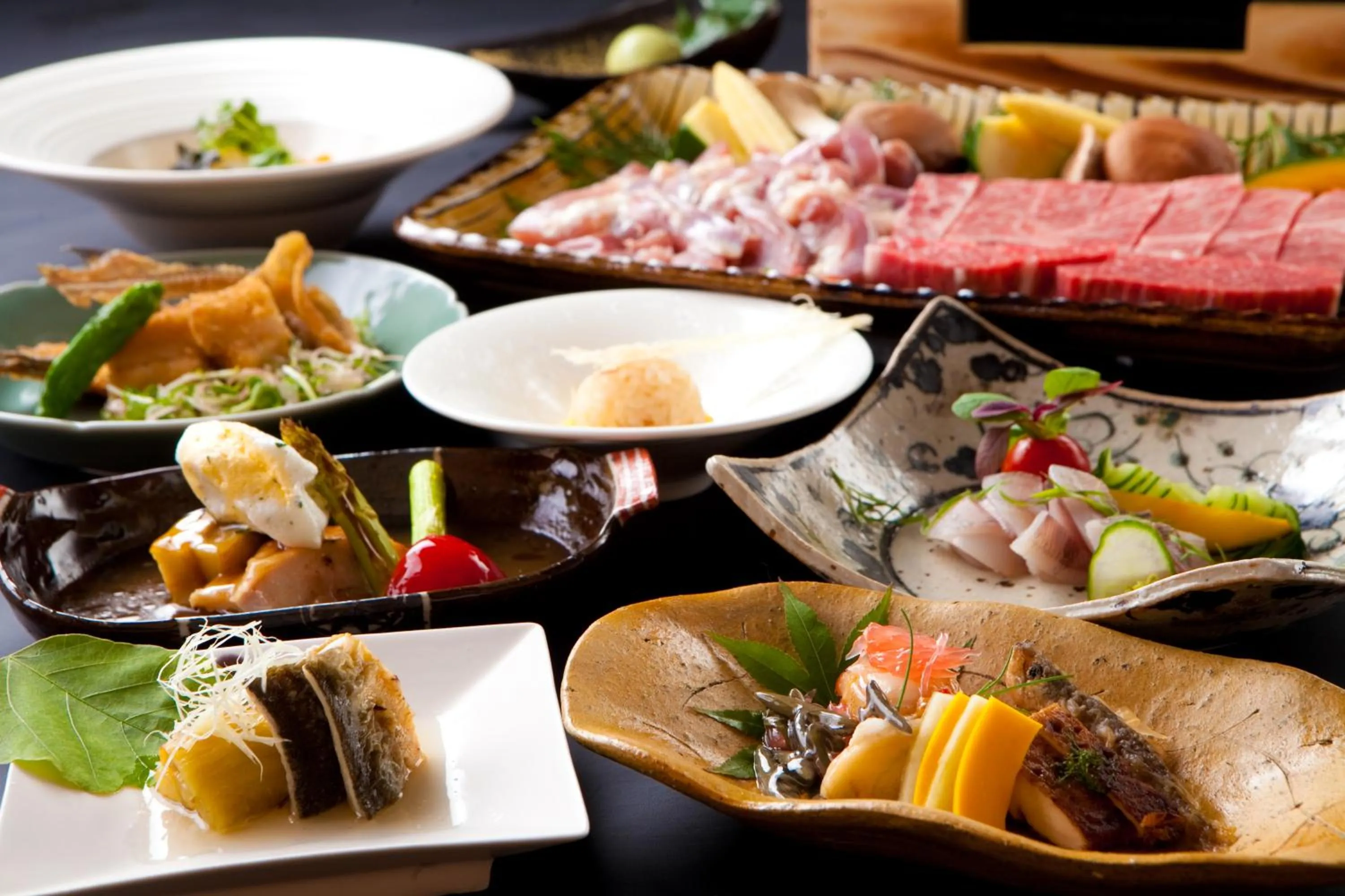 Food and drinks in Kusayane no yado Ryunohige