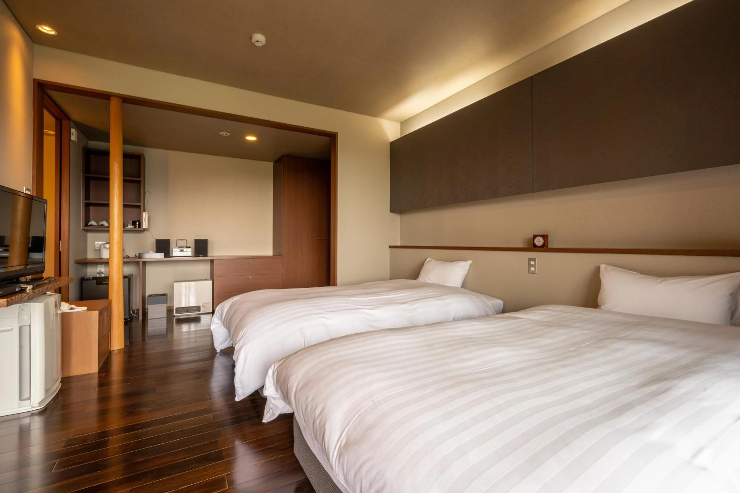 Bed in Kusayane no yado Ryunohige