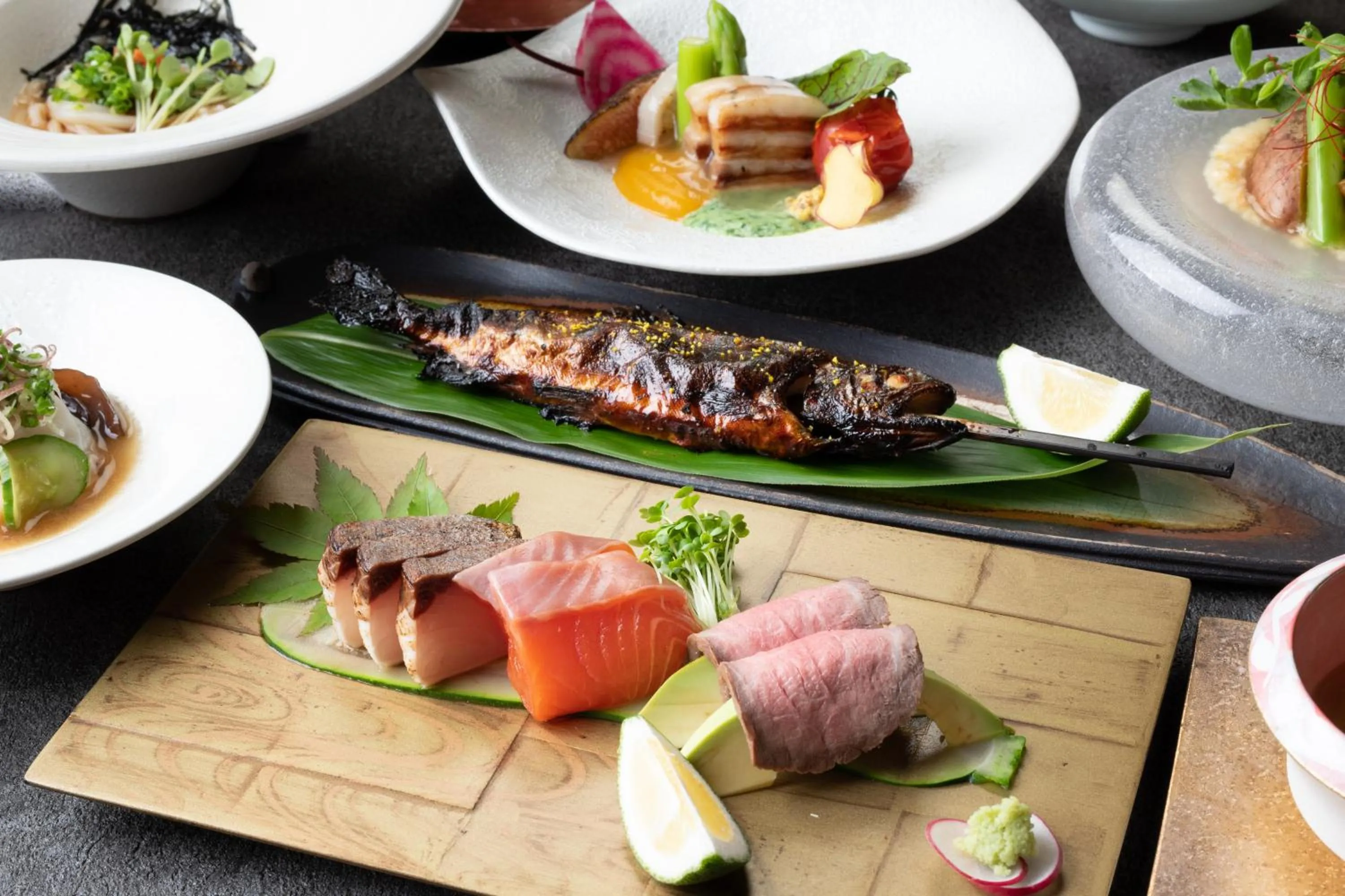 Food and drinks in Kusayane no yado Ryunohige