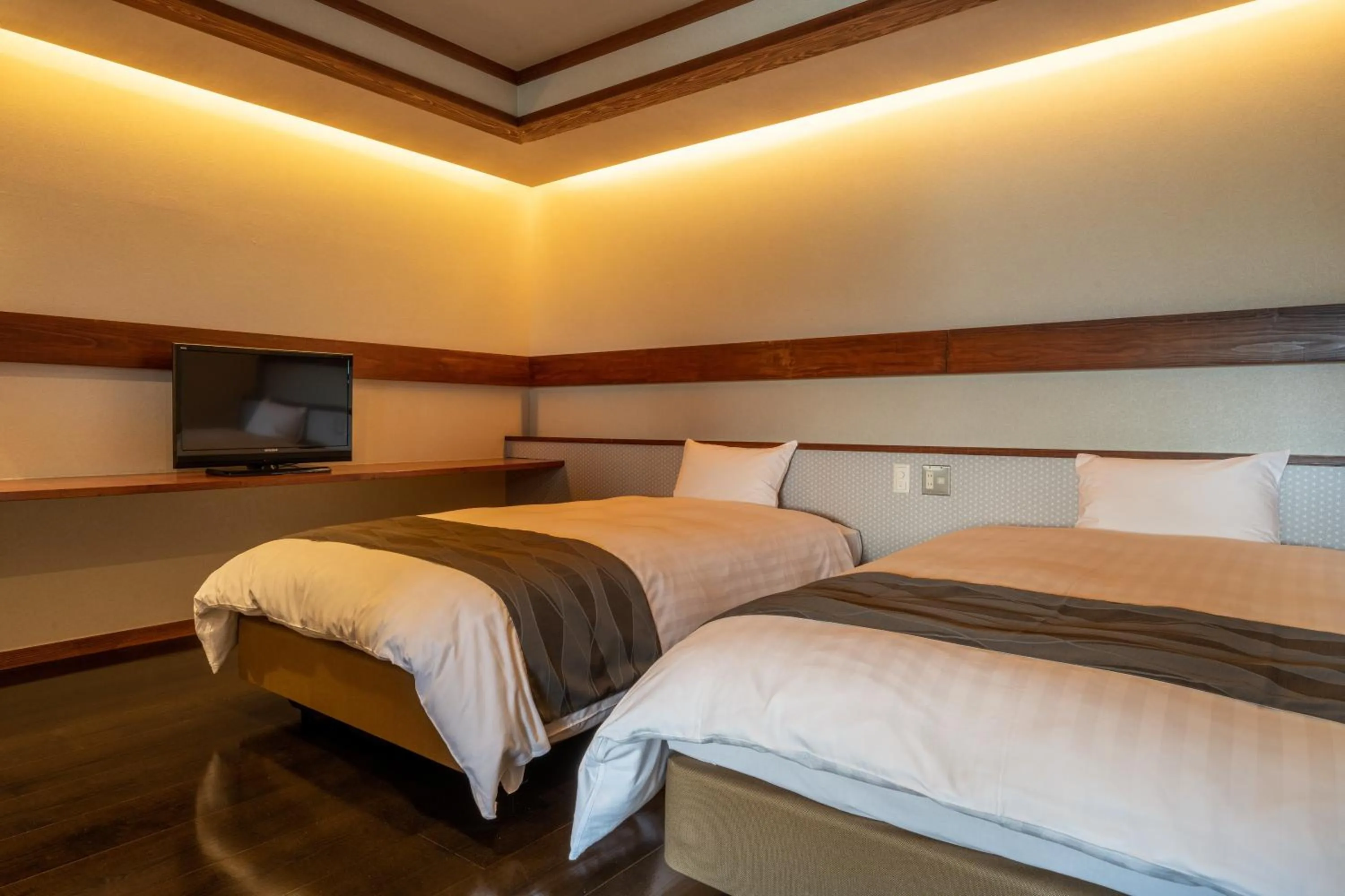 Bed in Kusayane no yado Ryunohige