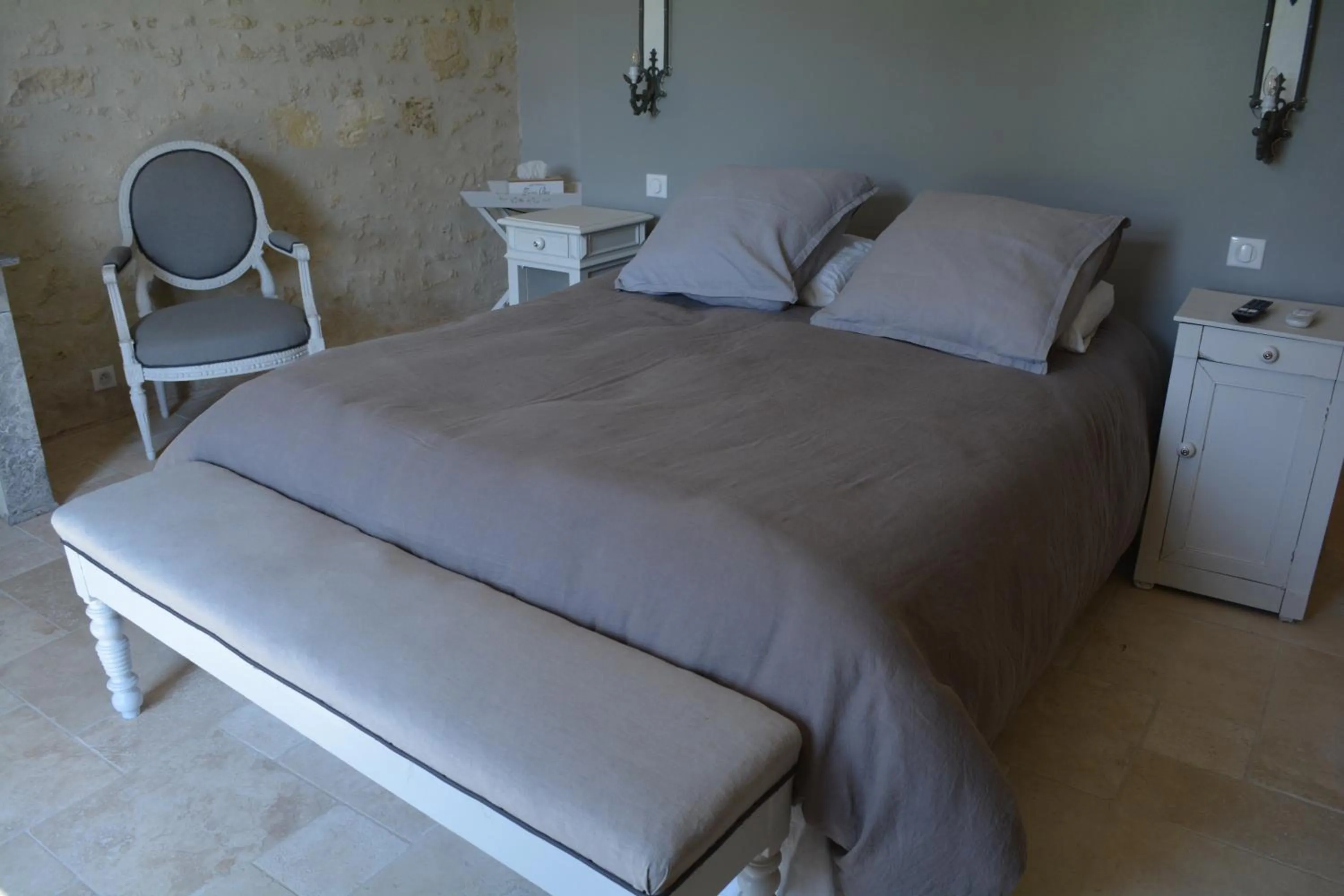 Bed in la cabanne