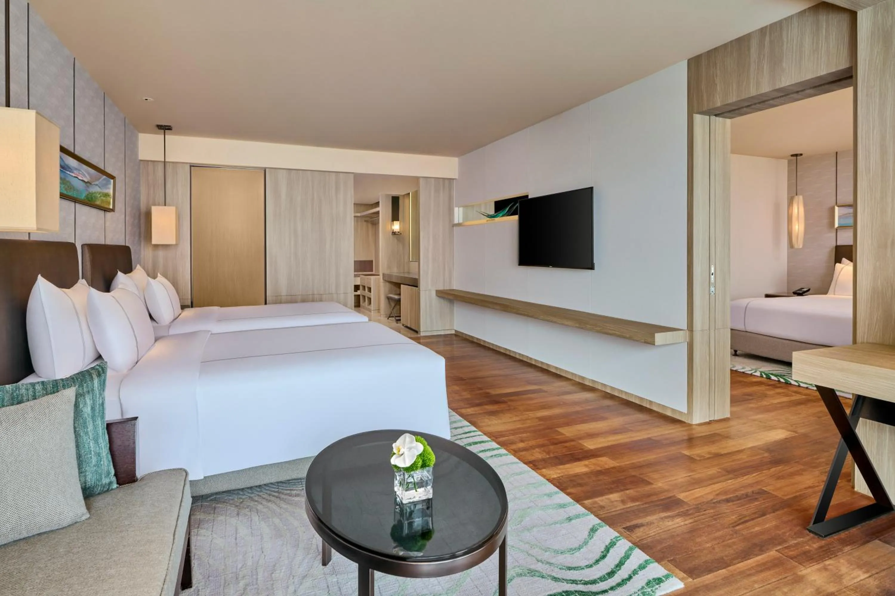 Bed in Shenzhen Dameisha Kingkey Palace Hotel