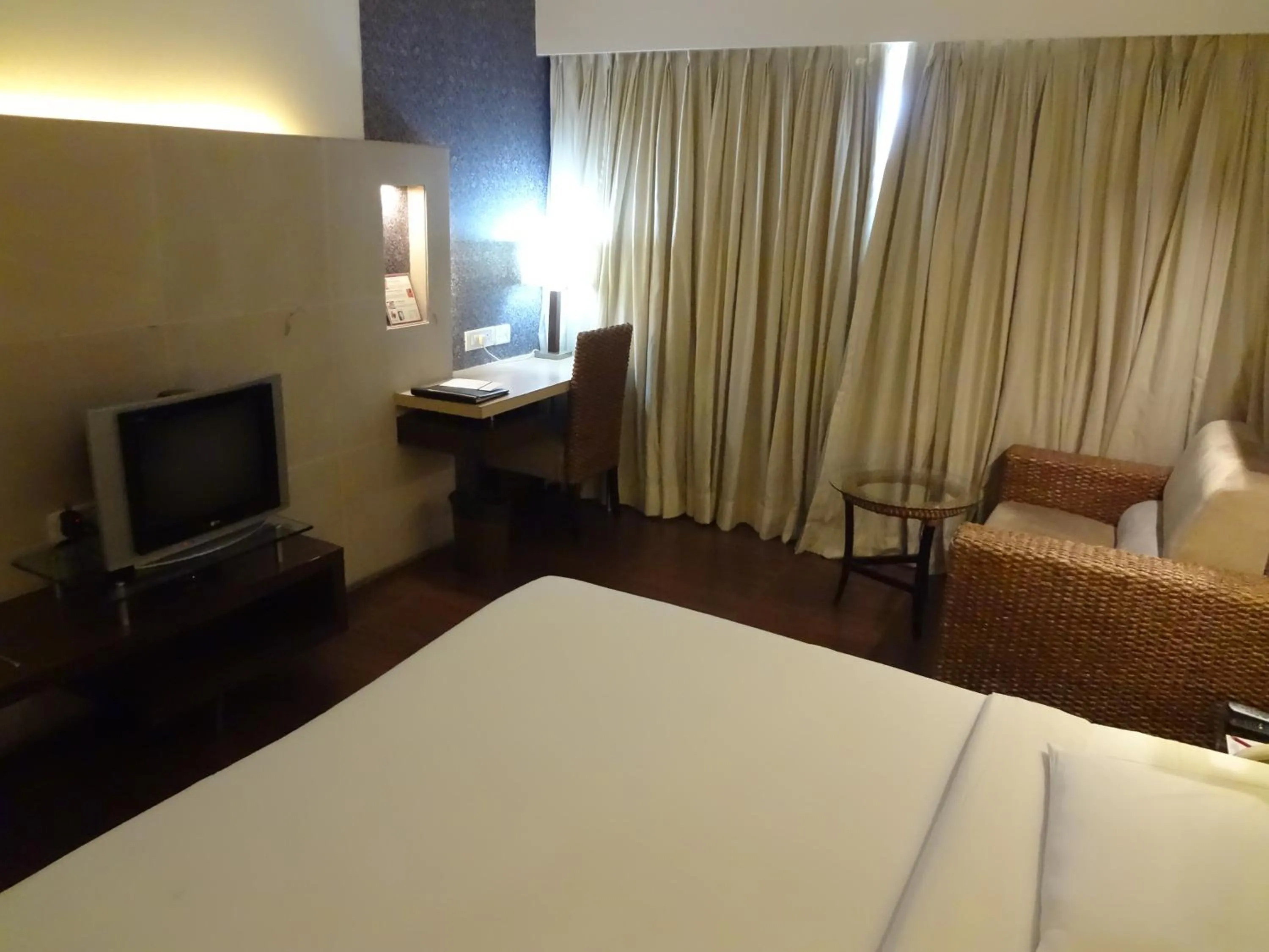 Seating area in Hotel Satkar Residency