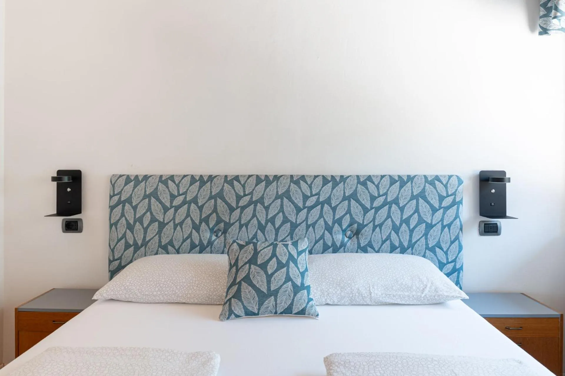 Decorative detail, Bed in Gasthof Salurn